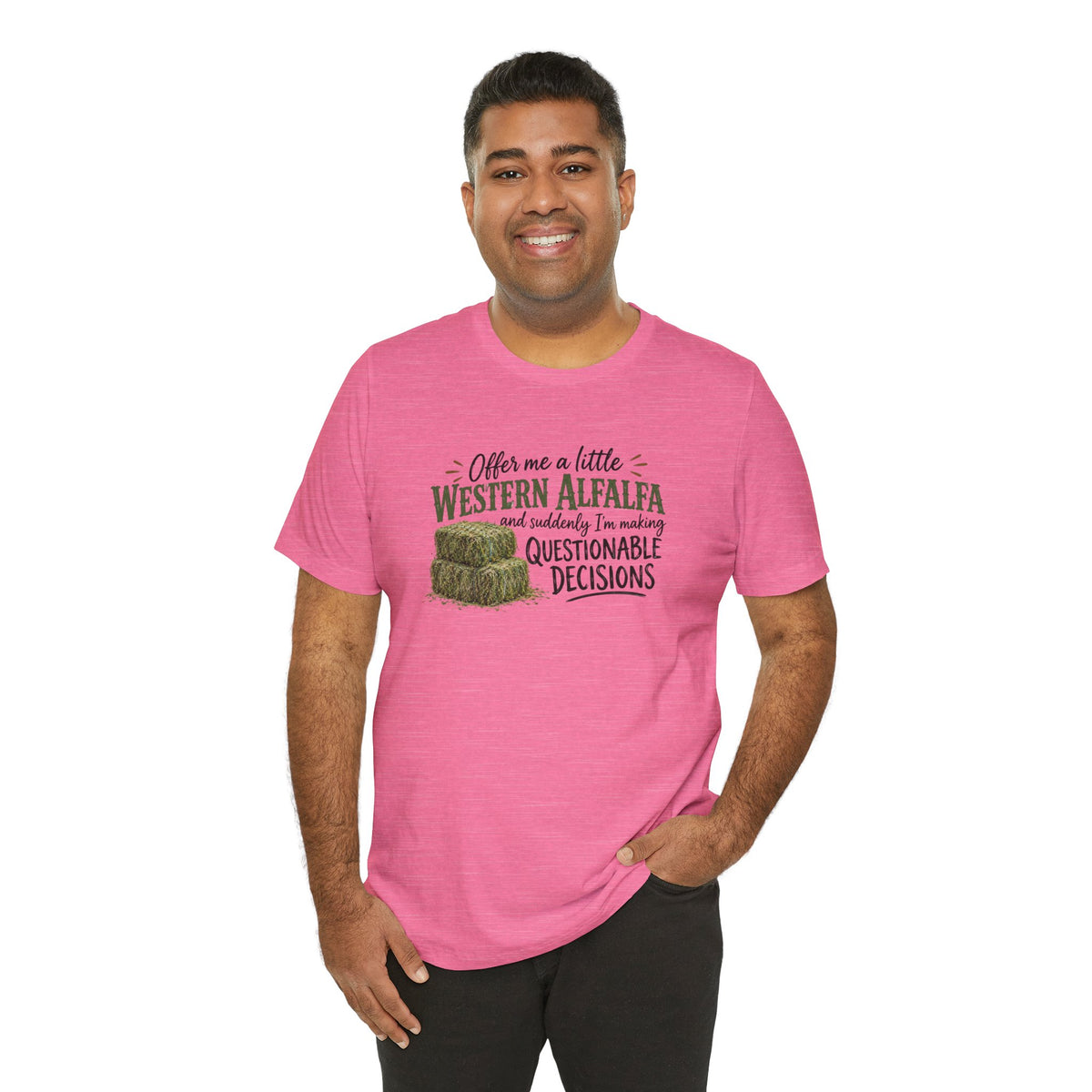 Unisex Jersey Short Sleeve Tee - "Western Alfalfa"