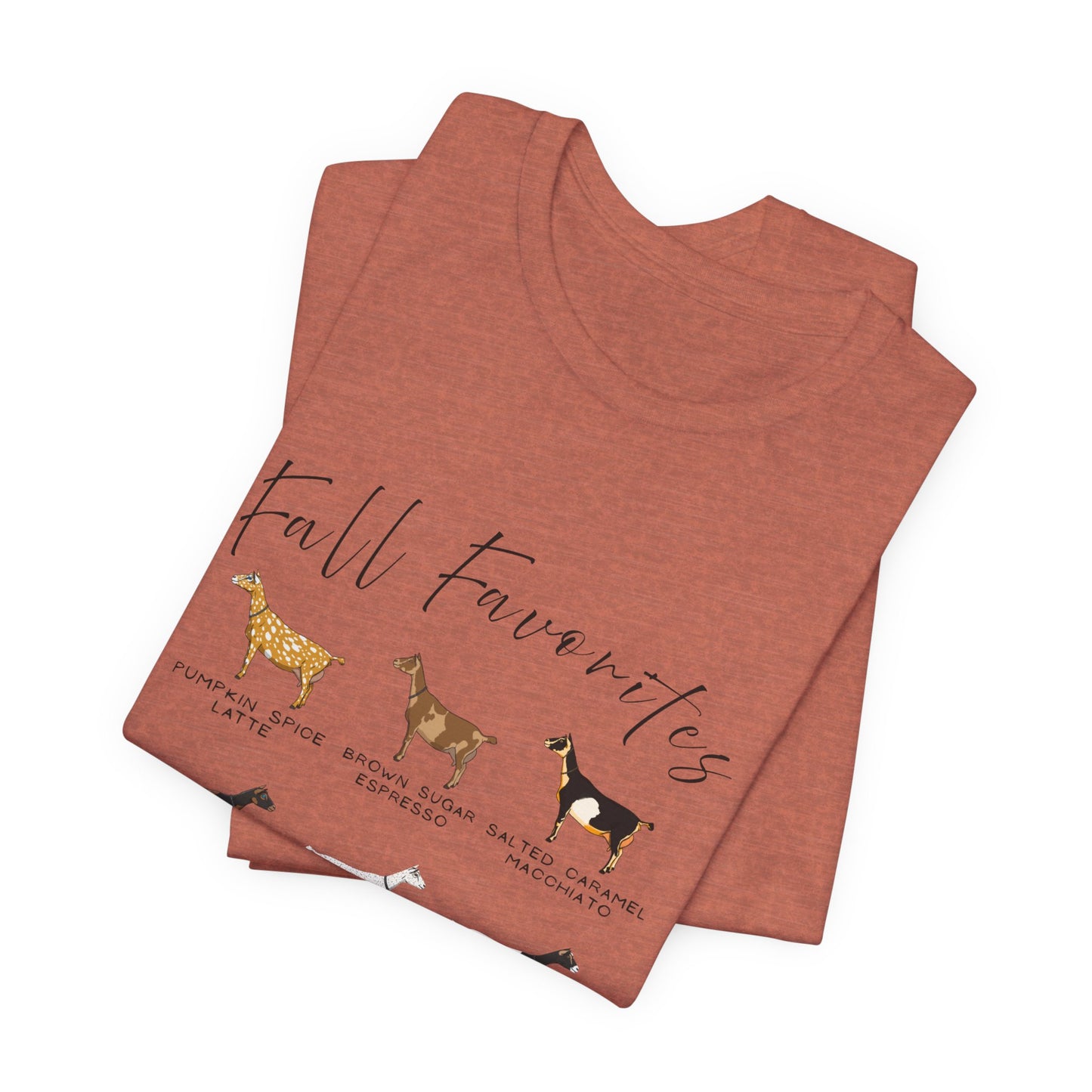 Unisex Jersey Tee - "Fall Favorites"
