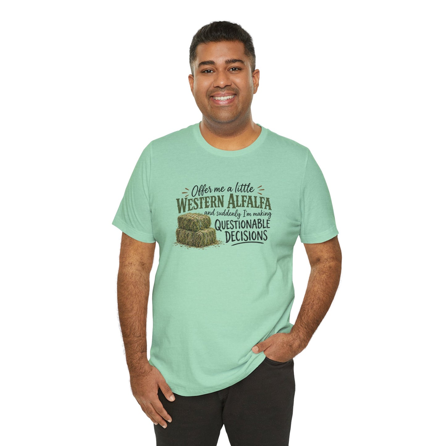 Unisex Jersey Short Sleeve Tee - "Western Alfalfa"