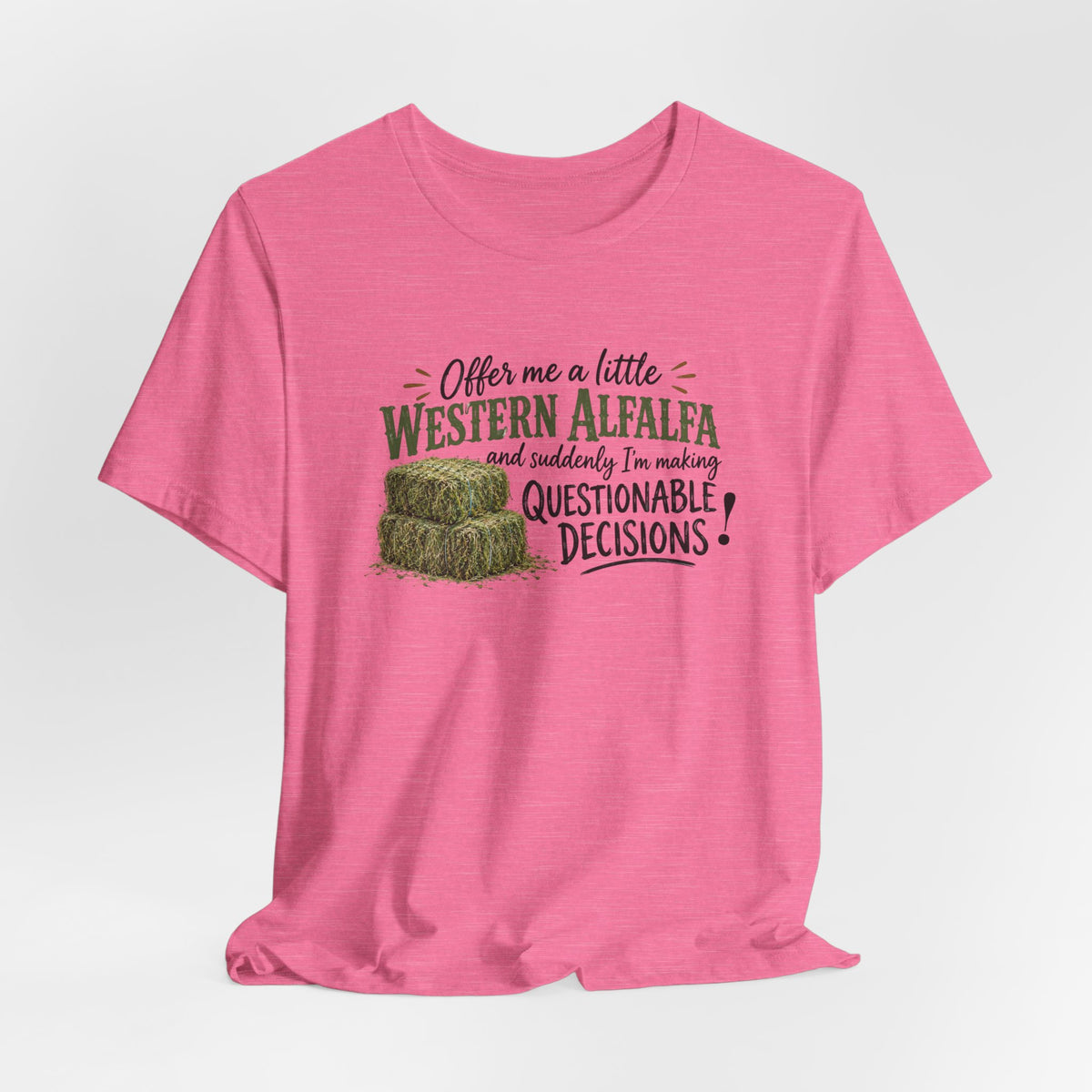 Unisex Jersey Short Sleeve Tee - "Western Alfalfa"
