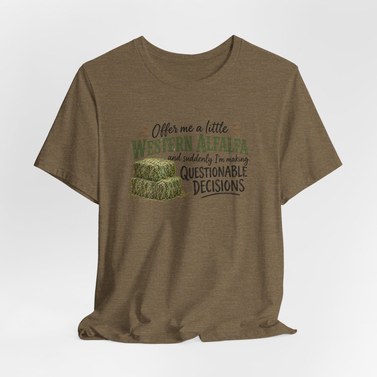 Unisex Jersey Short Sleeve Tee - "Western Alfalfa"