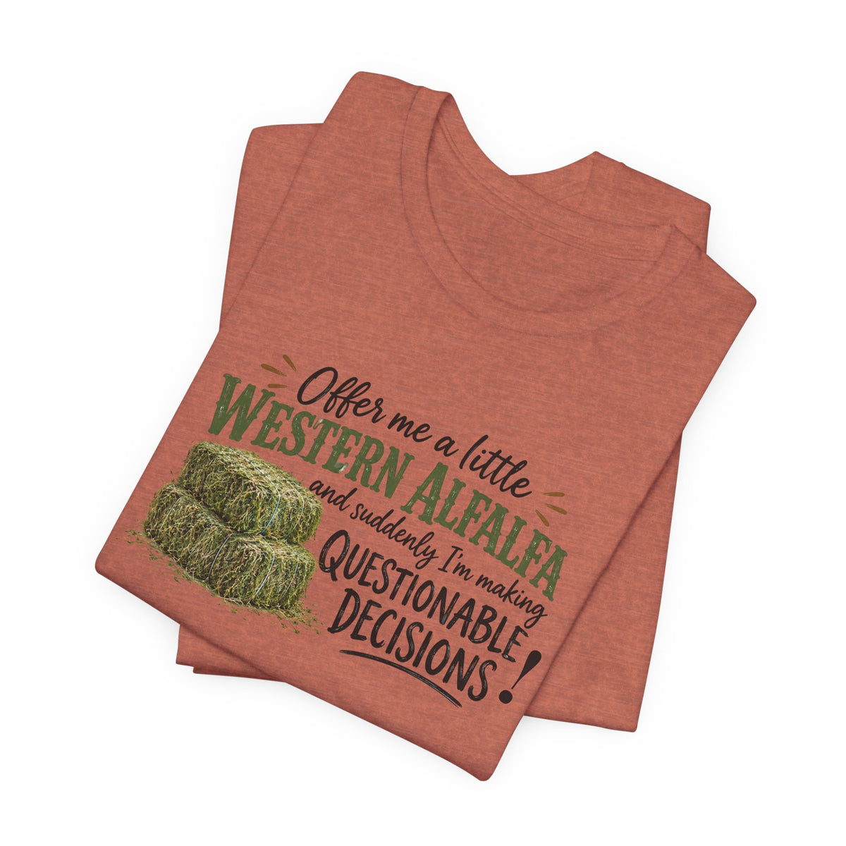 Unisex Jersey Short Sleeve Tee - "Western Alfalfa"