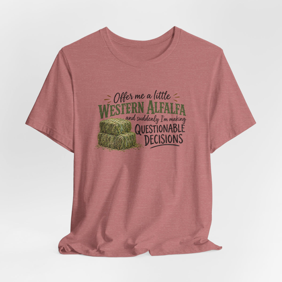 Unisex Jersey Short Sleeve Tee - "Western Alfalfa"
