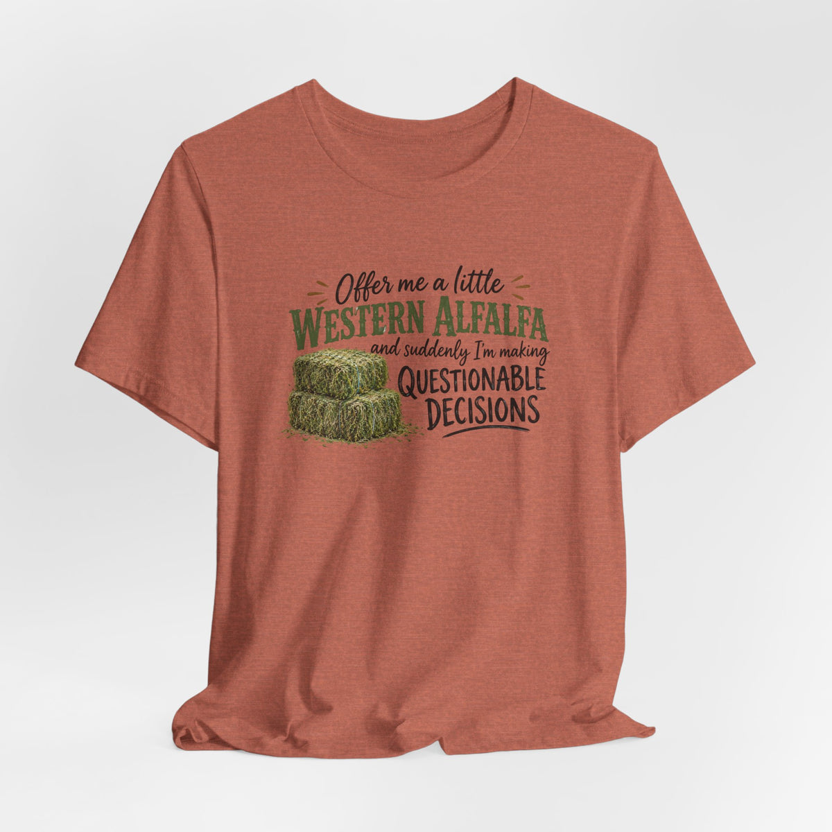 Unisex Jersey Short Sleeve Tee - "Western Alfalfa"