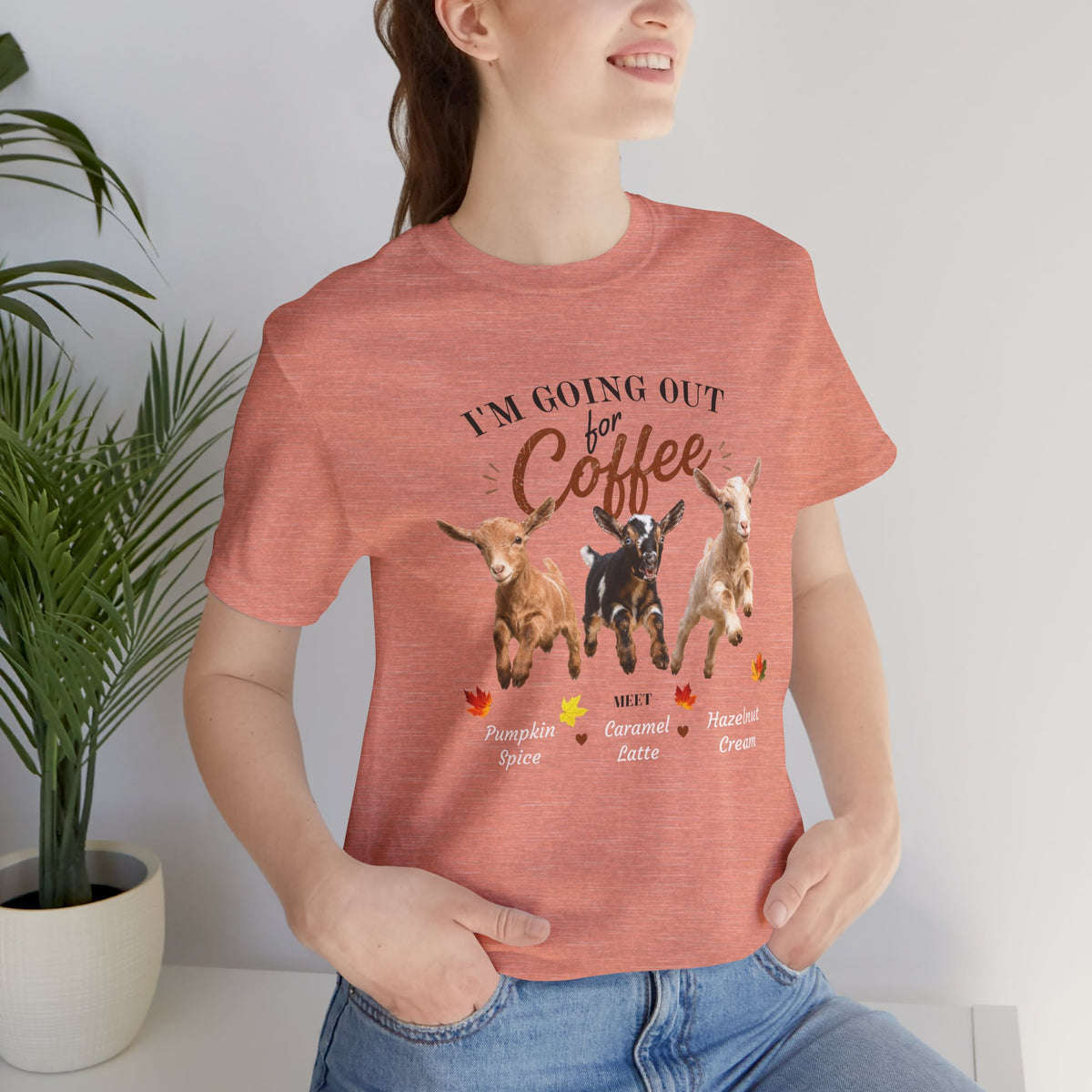 Unisex Jersey Short Sleeve Tee "Out for Coffee"