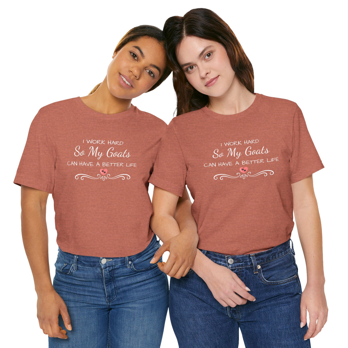 Unisex Jersey Short Sleeve Tee - "I Work Hard"