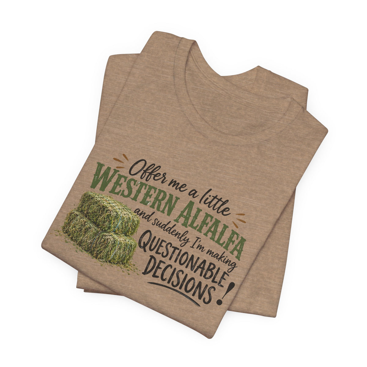 Unisex Jersey Short Sleeve Tee - "Western Alfalfa"