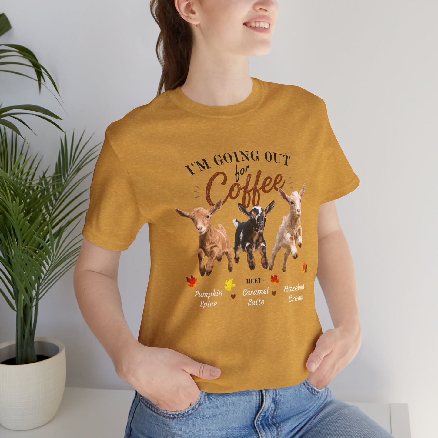 Unisex Jersey Short Sleeve Tee "Out for Coffee"