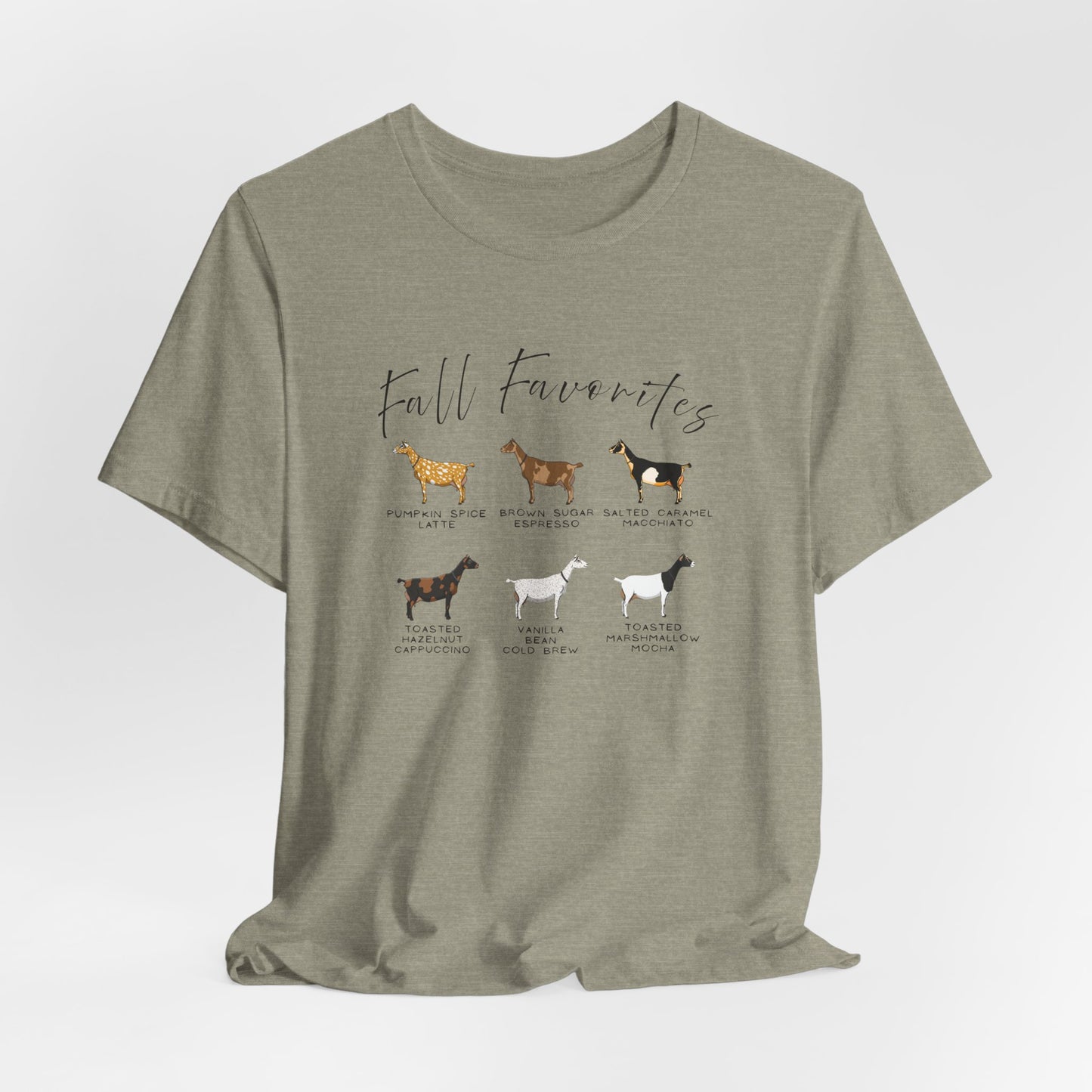 Unisex Jersey Short Sleeve Tee - "Fall Favorites'
