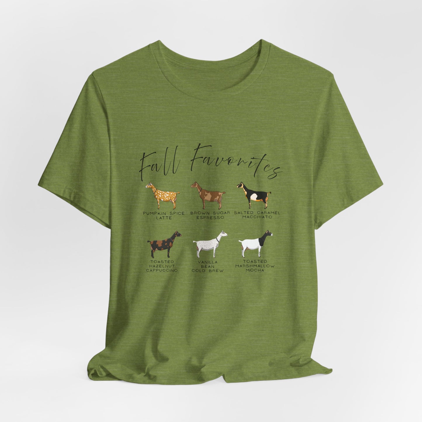 Unisex Jersey Tee - "Fall Favorites"