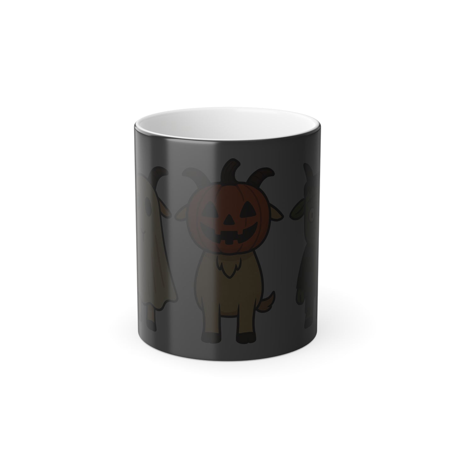 11oz Color Morphing Halloween Goat Mug