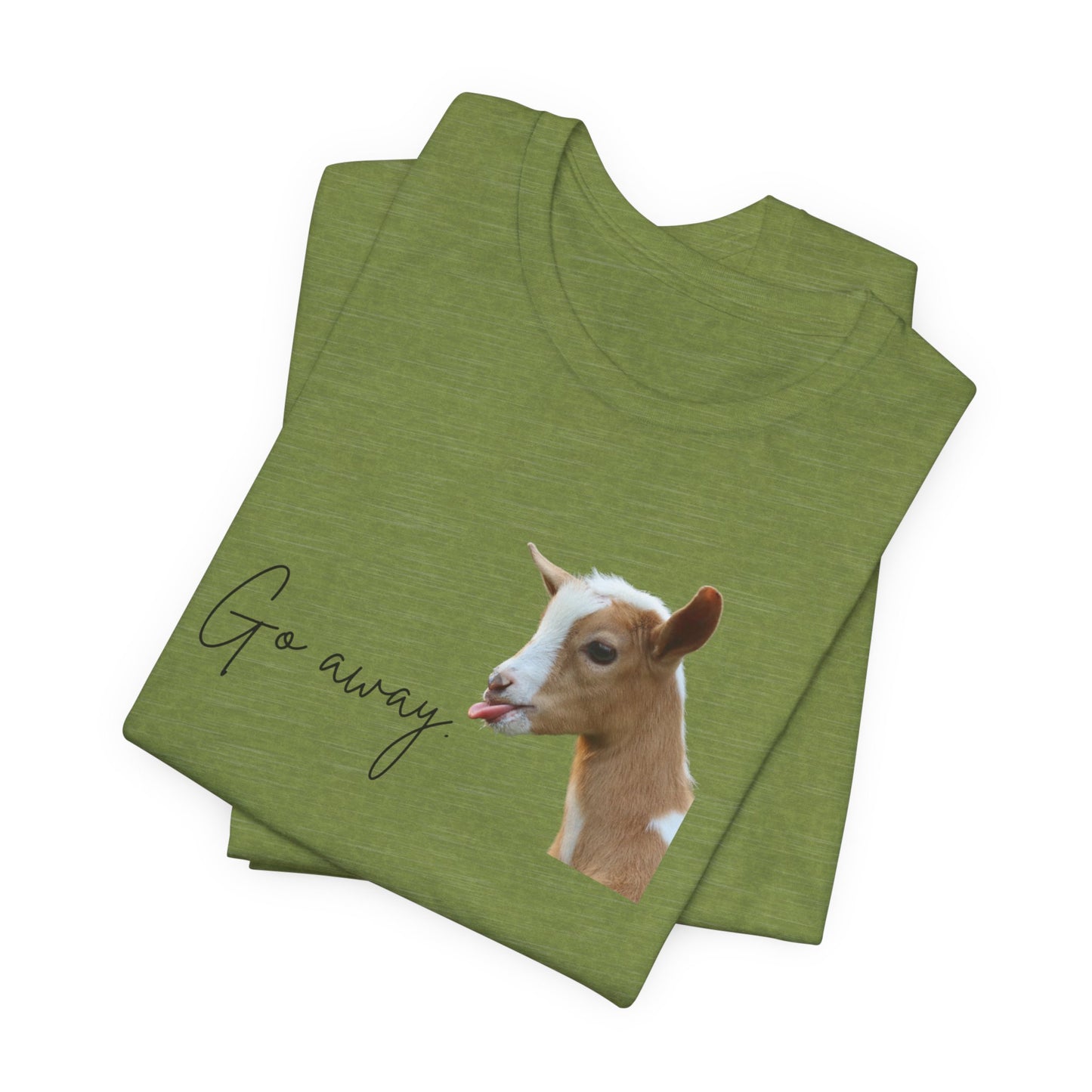 Unisex Jersey Tee - "Go Away"