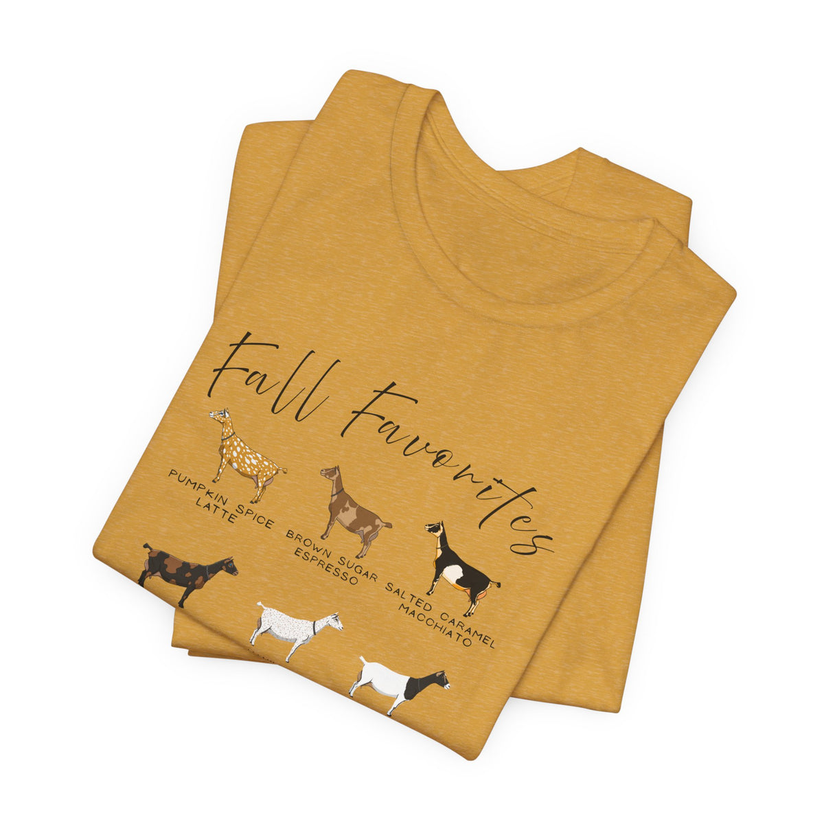 Unisex Jersey Short Sleeve Tee - "Fall Favorites'