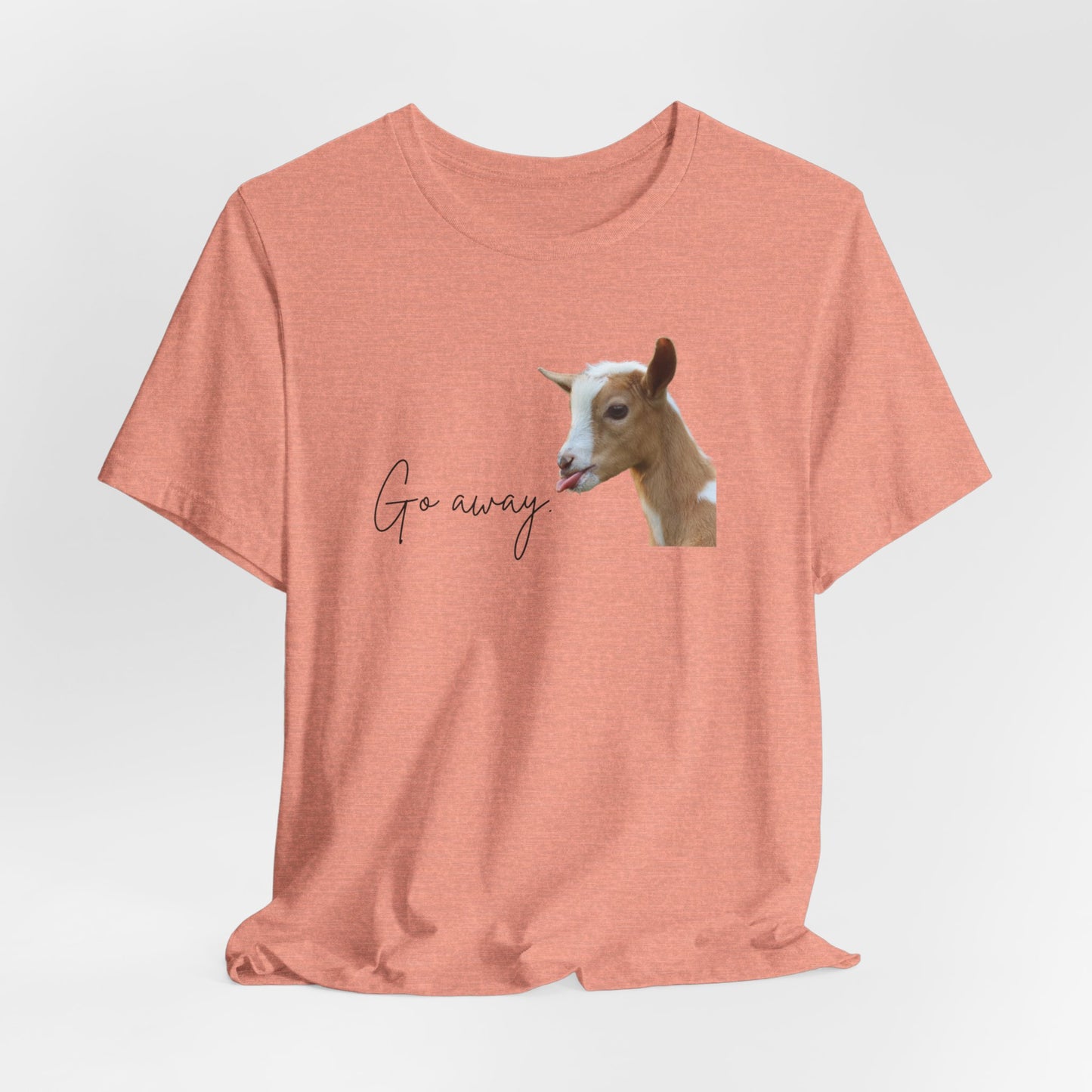 Unisex Jersey Tee - "Go Away"