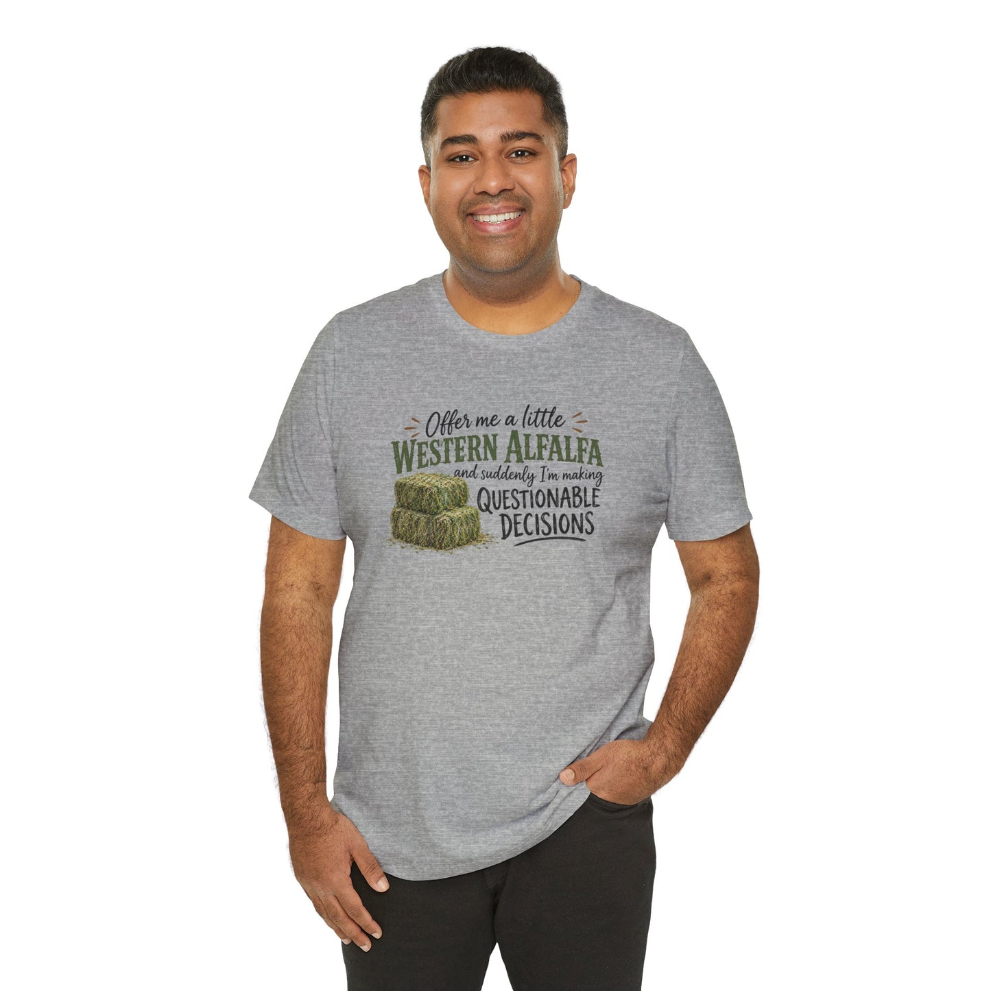 Unisex Jersey Short Sleeve Tee - "Western Alfalfa"