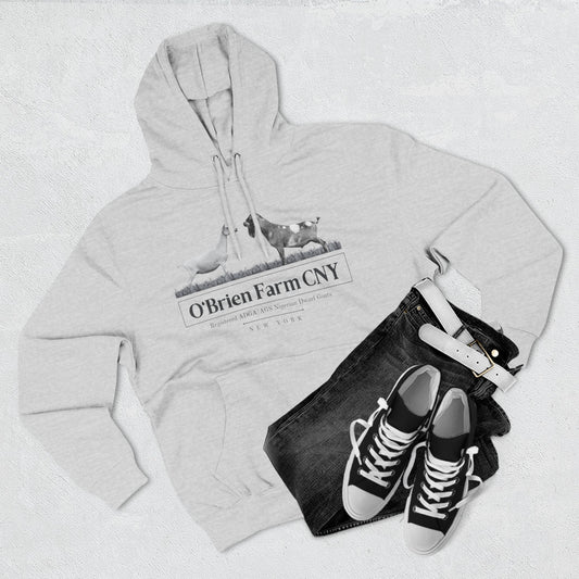 Three-Panel Fleece Hoodie "O'Brien Farm CNY"
