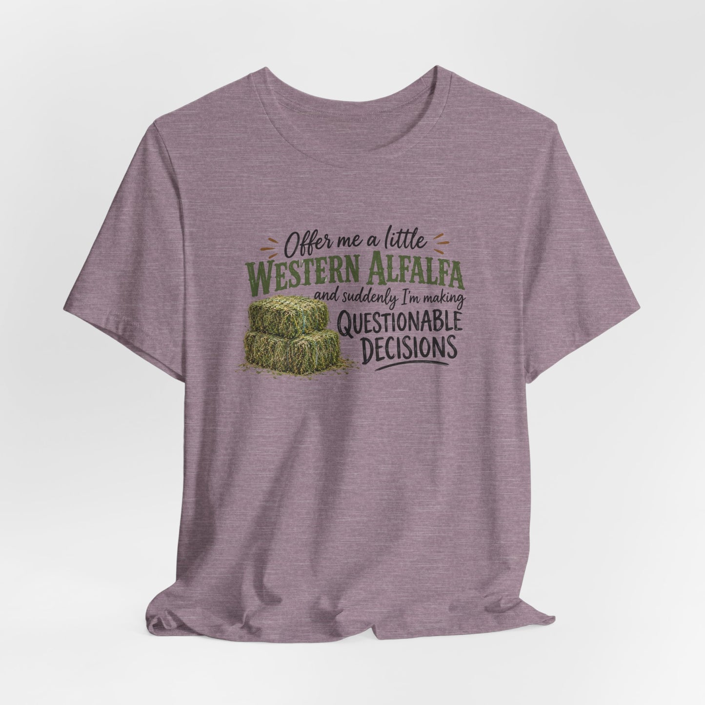 Unisex Jersey Short Sleeve Tee - "Western Alfalfa"