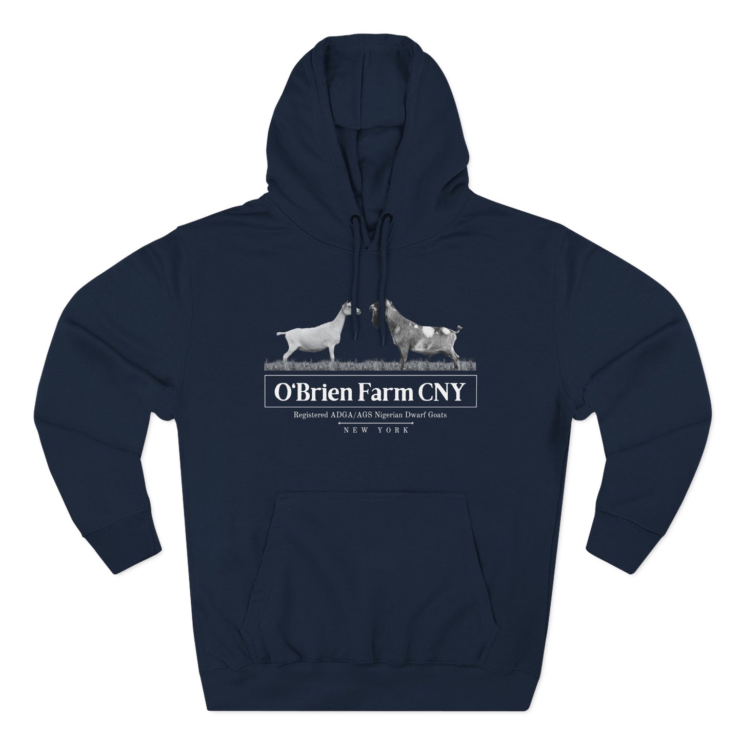 Three-Panel Fleece Hoodie "O'Brien Farm CNY"