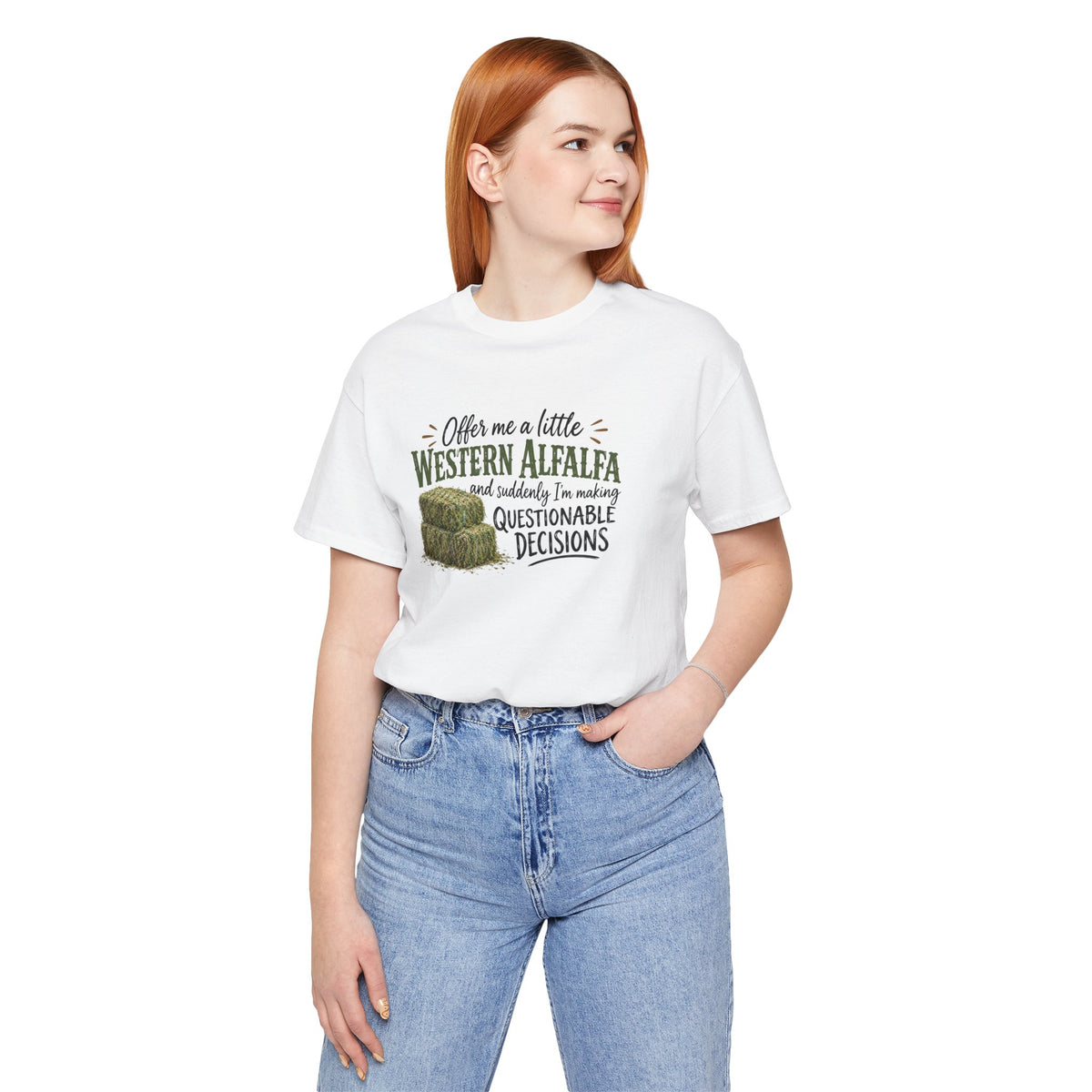Unisex Jersey Short Sleeve Tee - "Western Alfalfa"