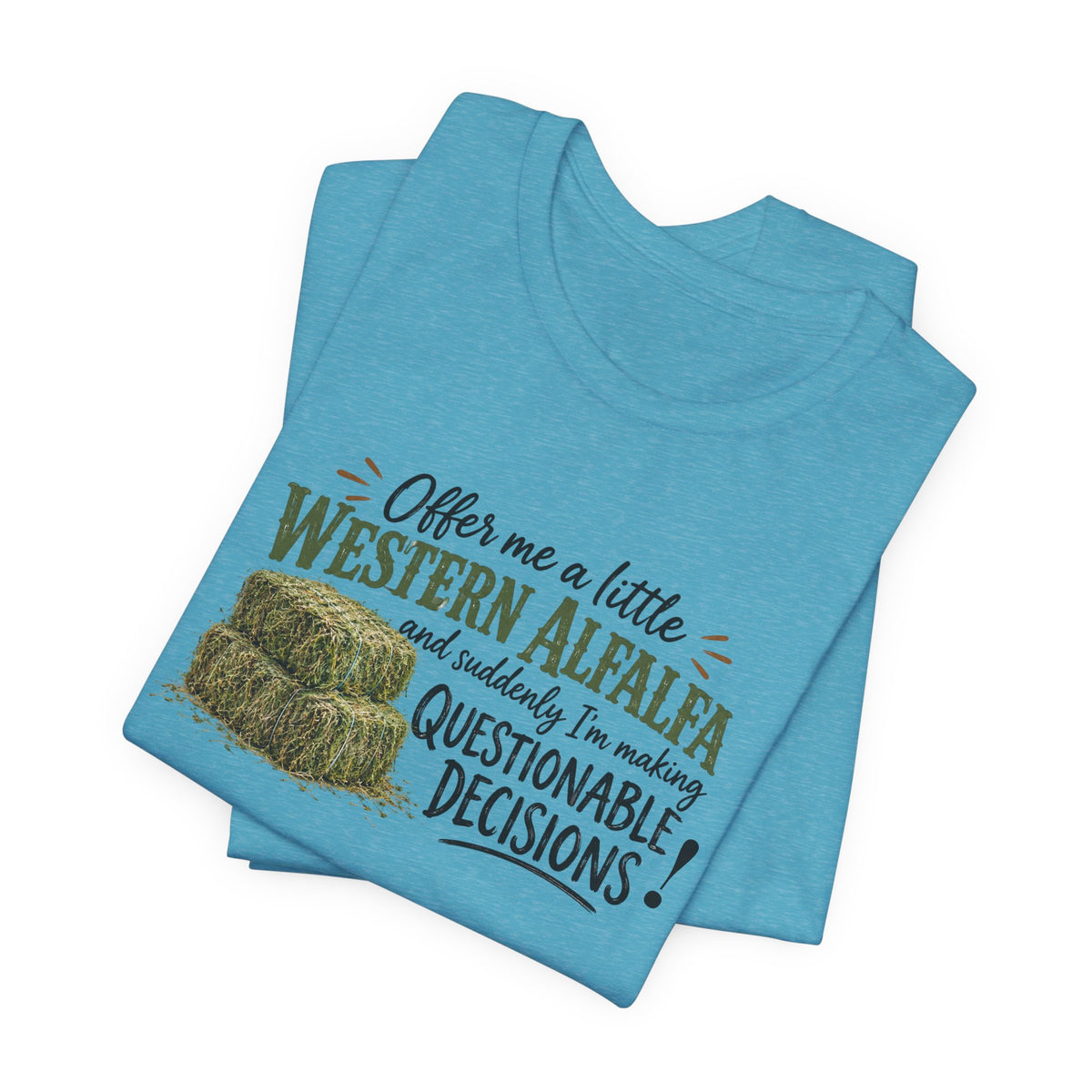 Unisex Jersey Short Sleeve Tee - "Western Alfalfa"