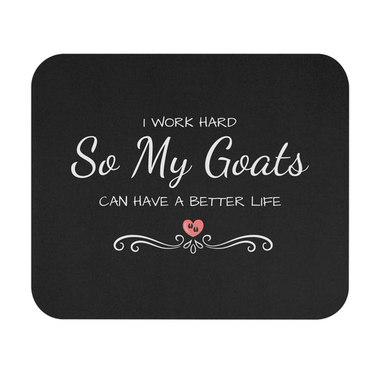 Mouse Pad (Rectangle) - "Work Hard"