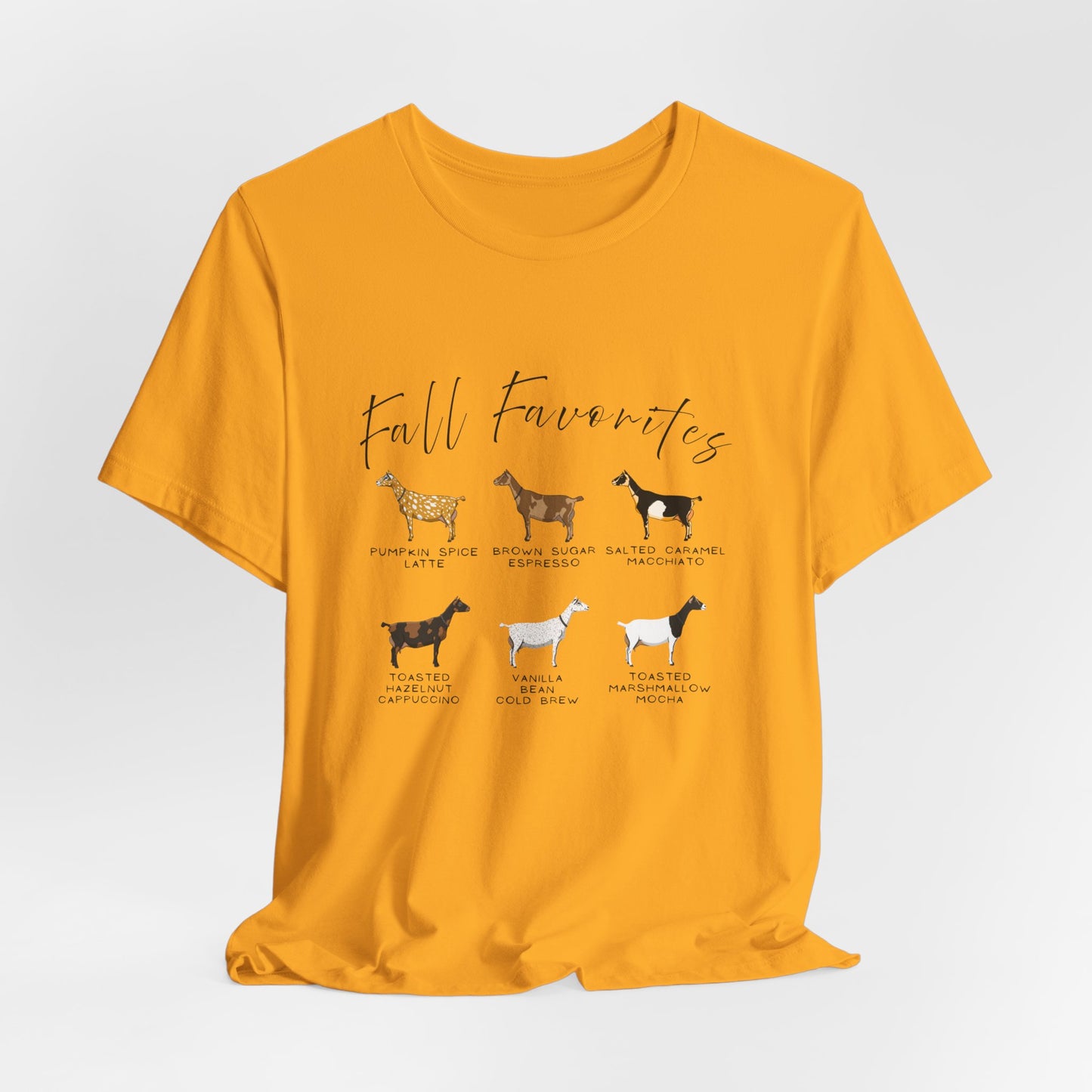 Unisex Jersey Tee - "Fall Favorites"