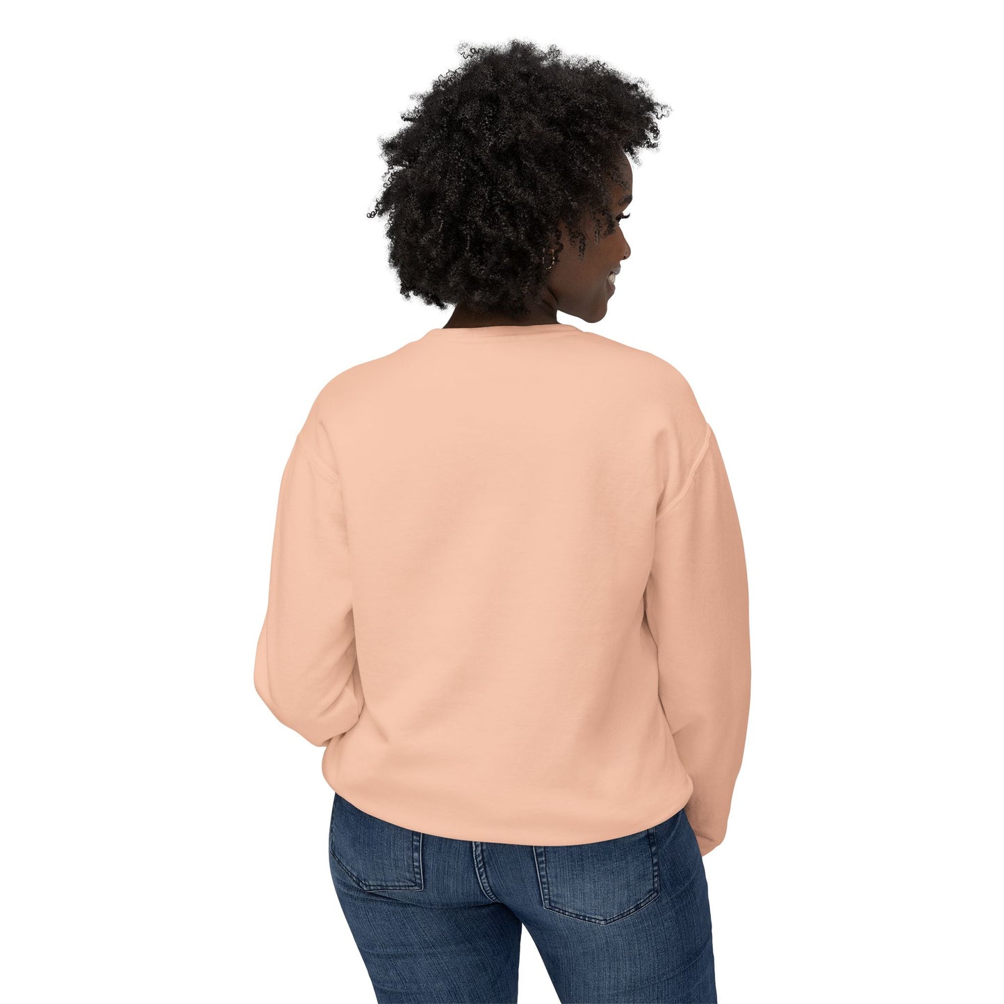Unisex Lightweight Crewneck Sweatshirt - "Coffee Meet"