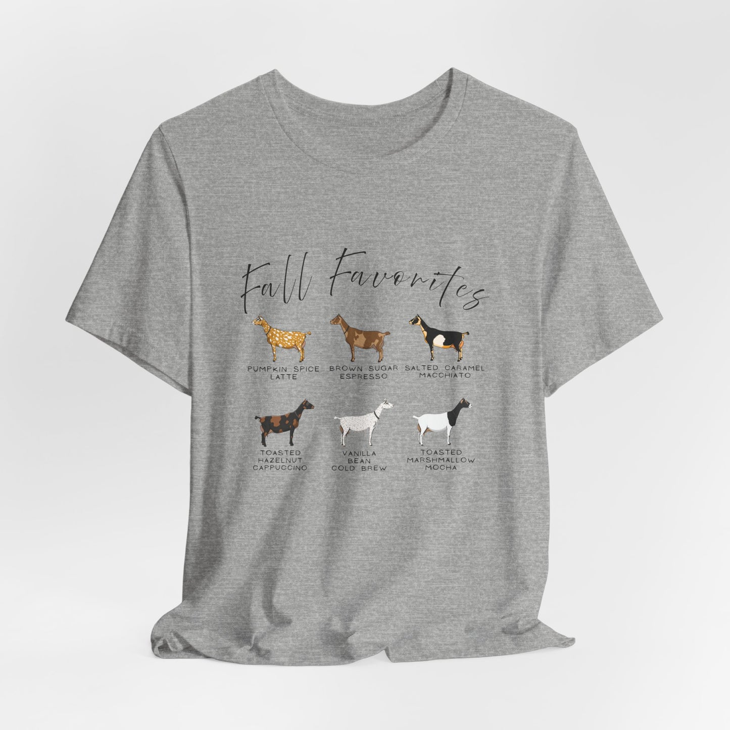 Unisex Jersey Tee - "Fall Favorites"