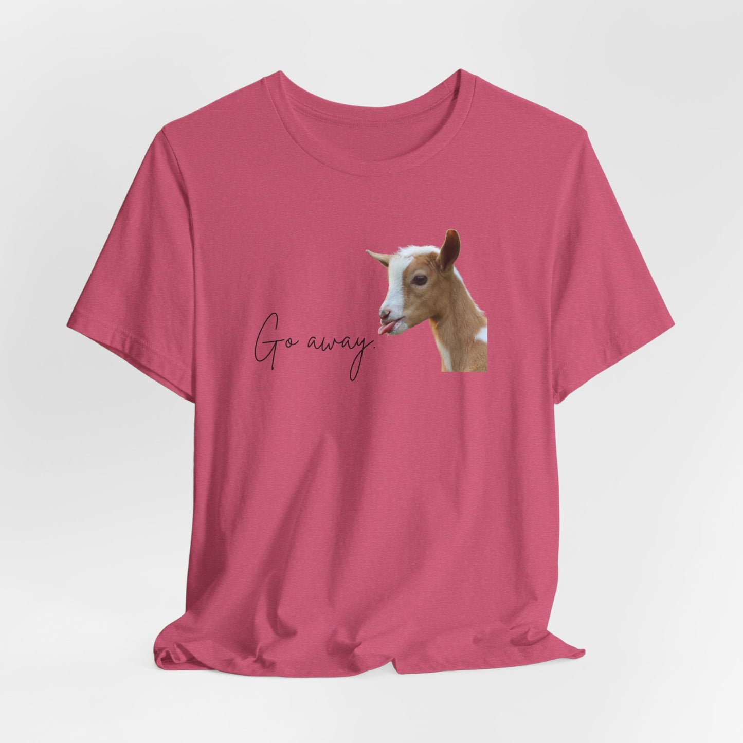 Unisex Jersey Tee - "Go Away"