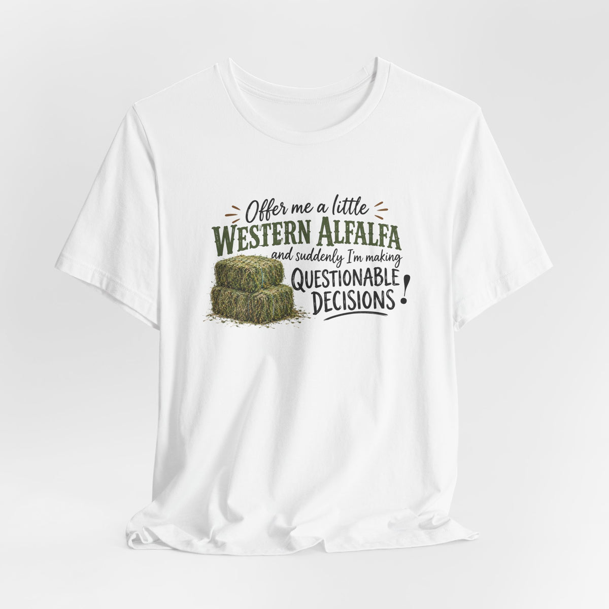 Unisex Jersey Short Sleeve Tee - "Western Alfalfa"