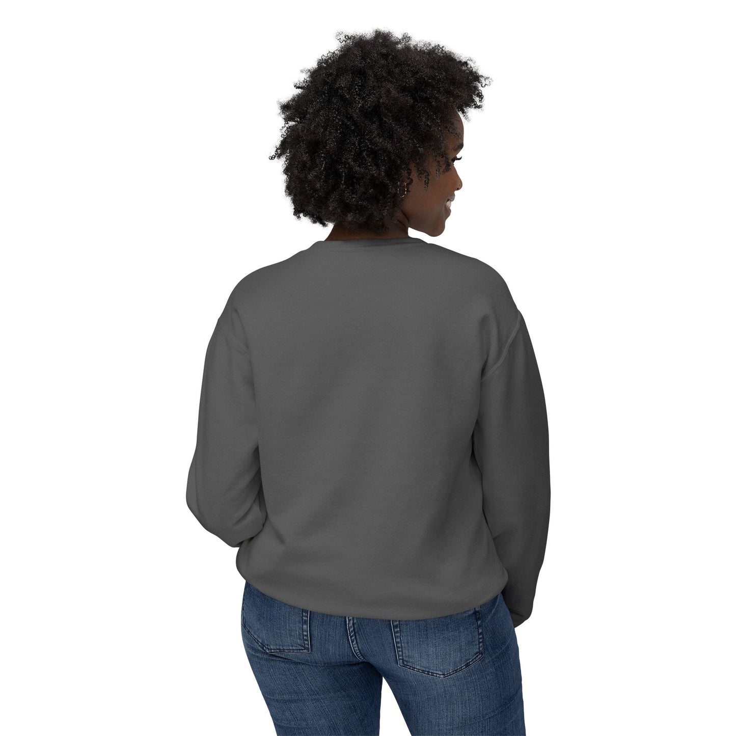Unisex Lightweight Crewneck Sweatshirt - "Coffee Meet"