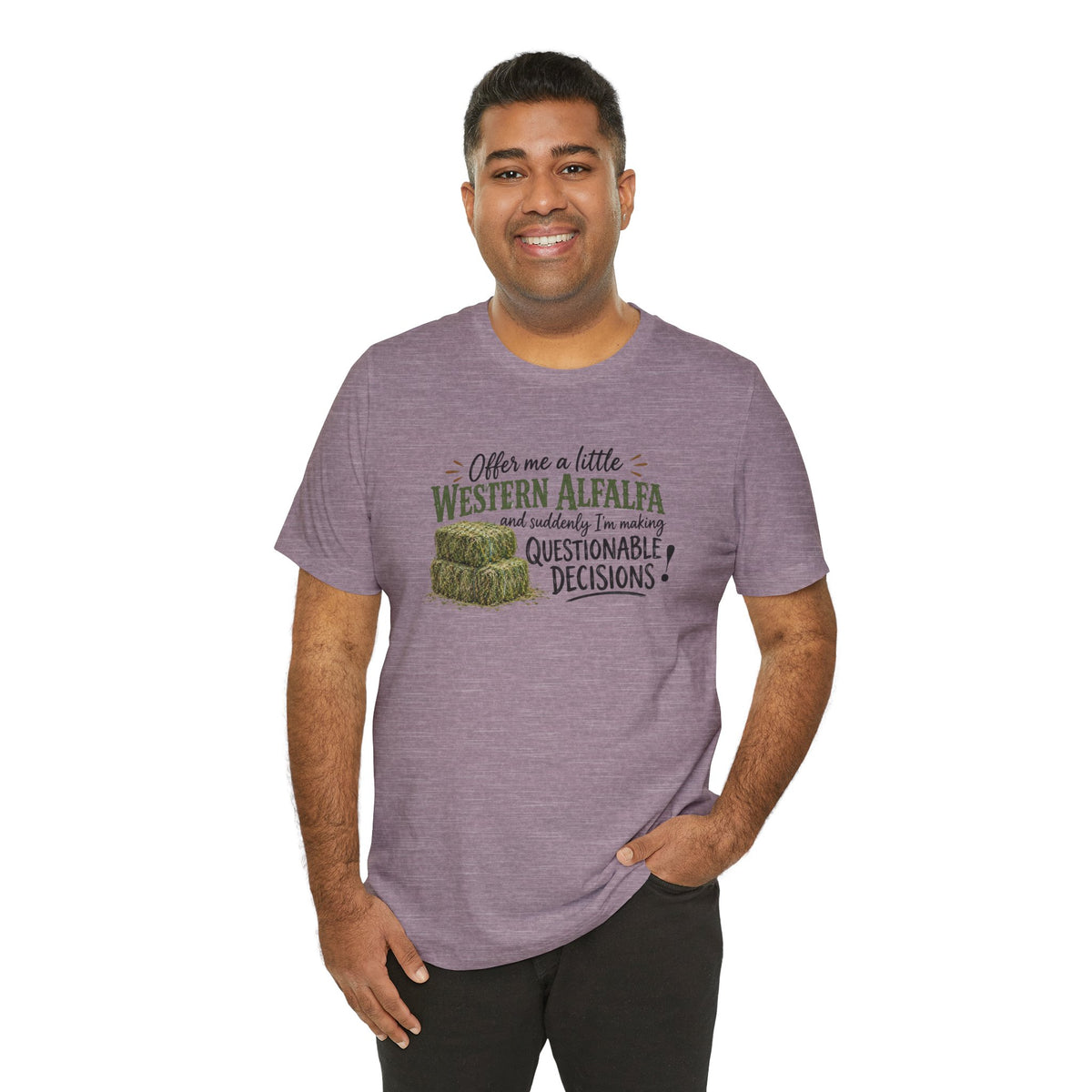 Unisex Jersey Short Sleeve Tee - "Western Alfalfa"