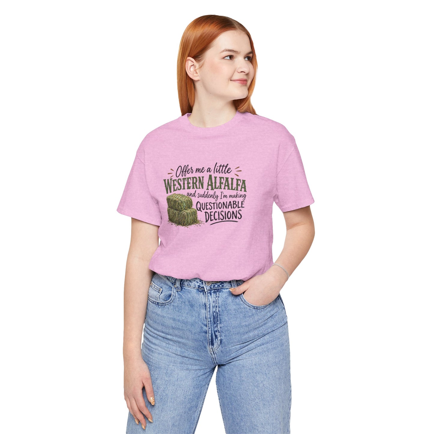 Unisex Jersey Short Sleeve Tee - "Western Alfalfa"