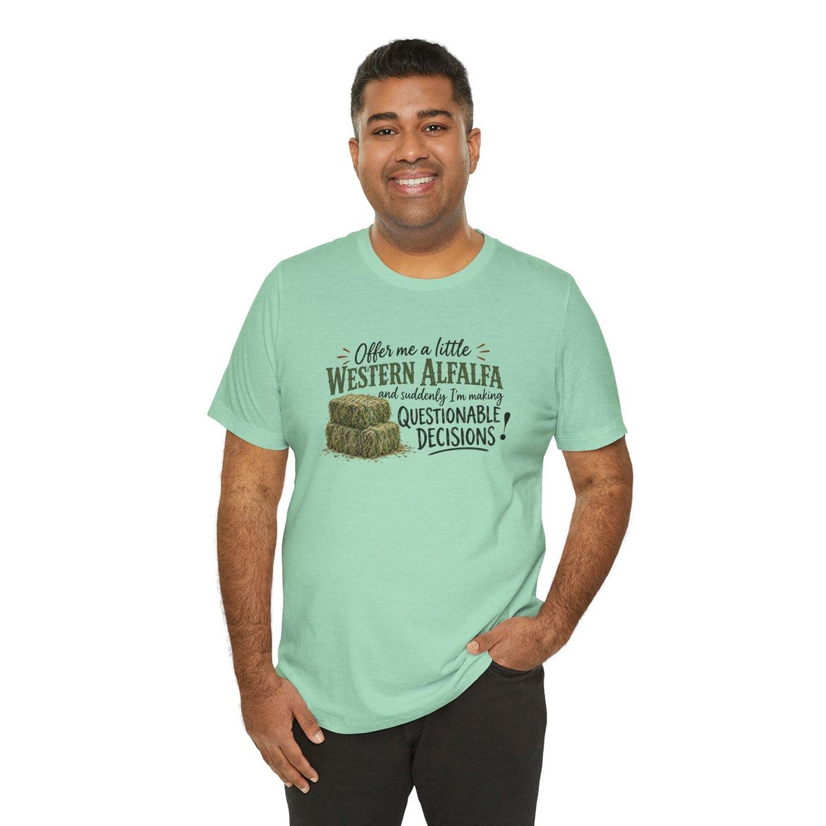 Unisex Jersey Short Sleeve Tee - "Western Alfalfa"