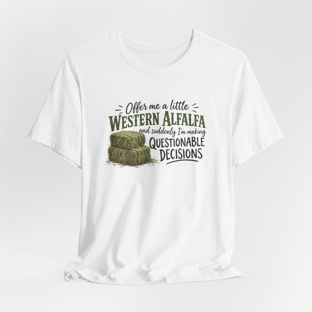 Unisex Jersey Short Sleeve Tee - "Western Alfalfa"