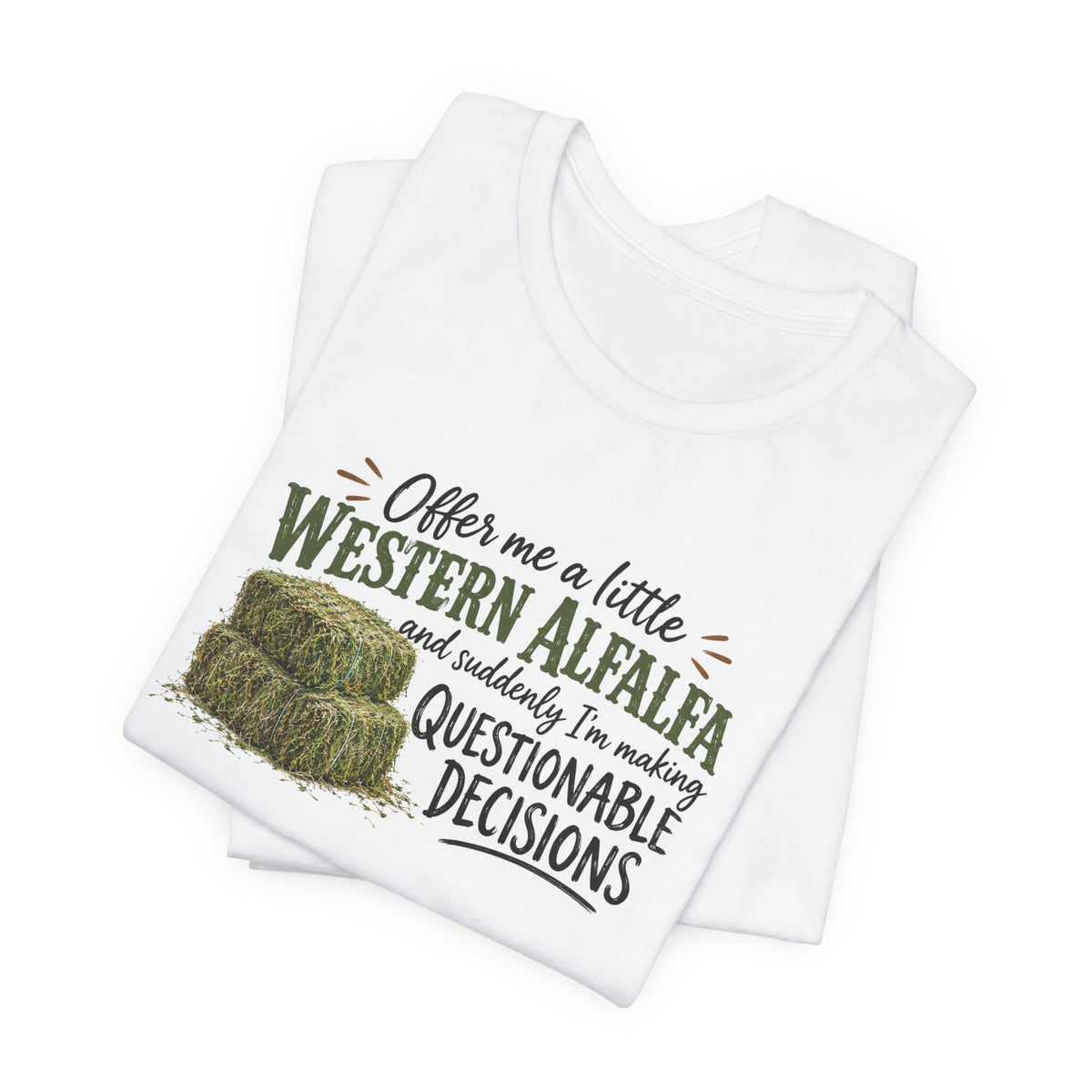 Unisex Jersey Short Sleeve Tee - "Western Alfalfa"