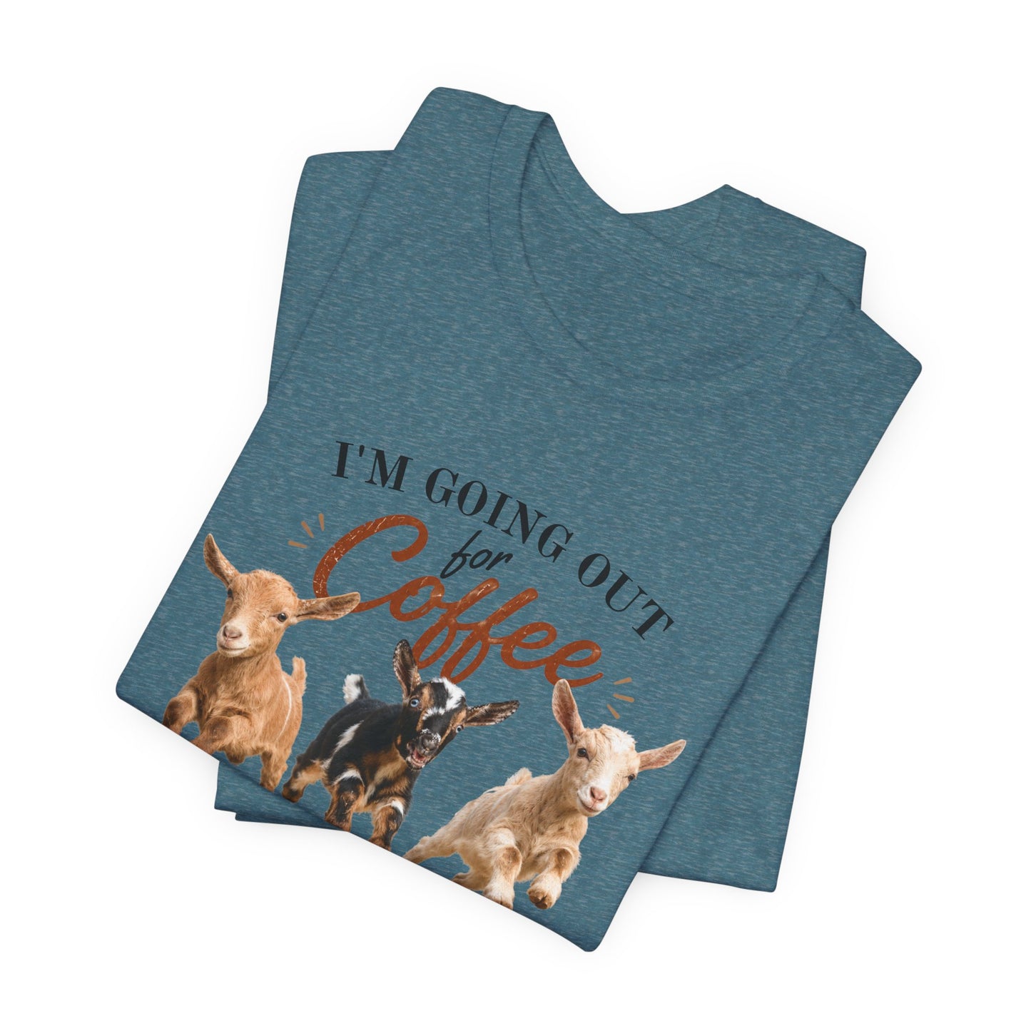 Unisex Jersey Short Sleeve Tee "Out for Coffee"