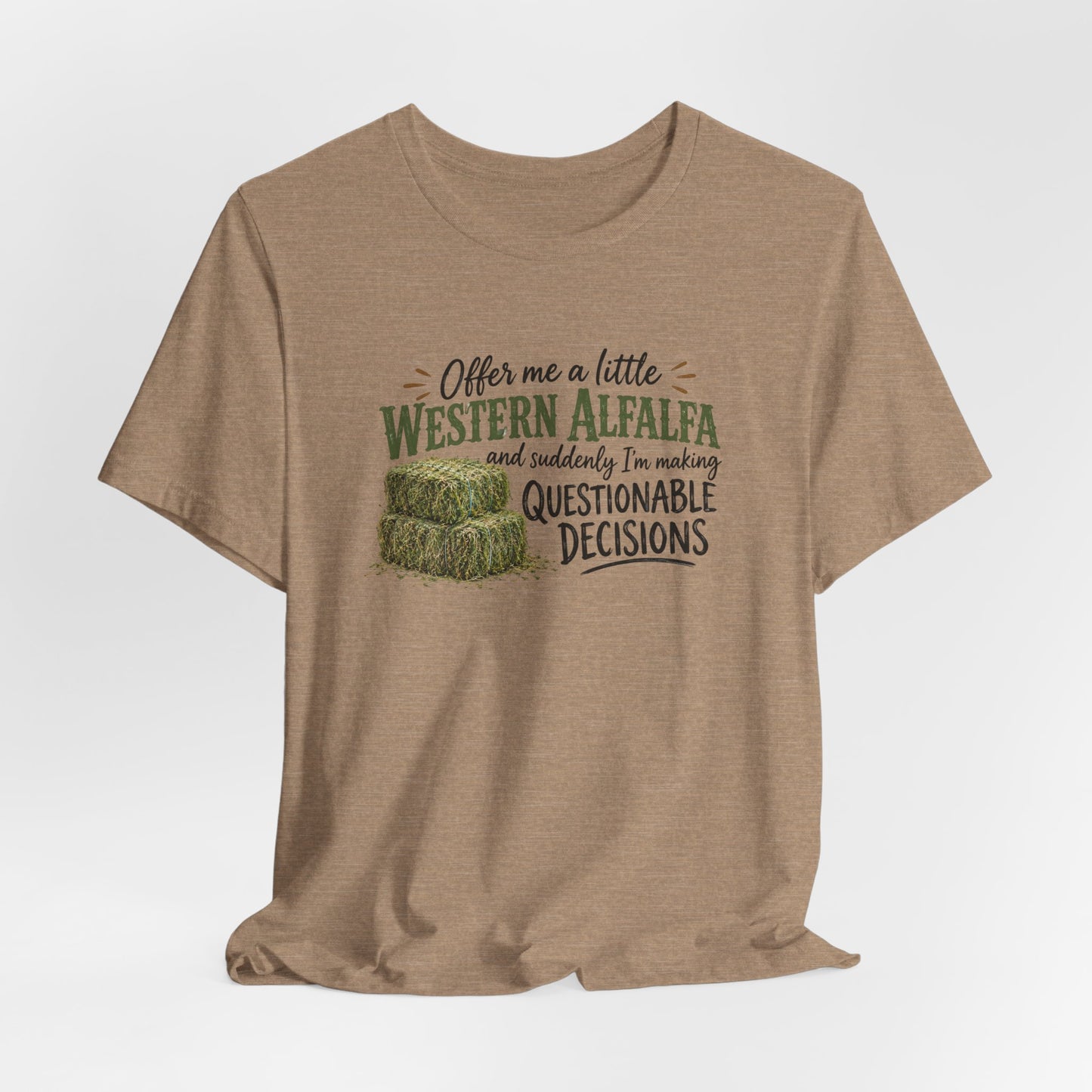 Unisex Jersey Short Sleeve Tee - "Western Alfalfa"