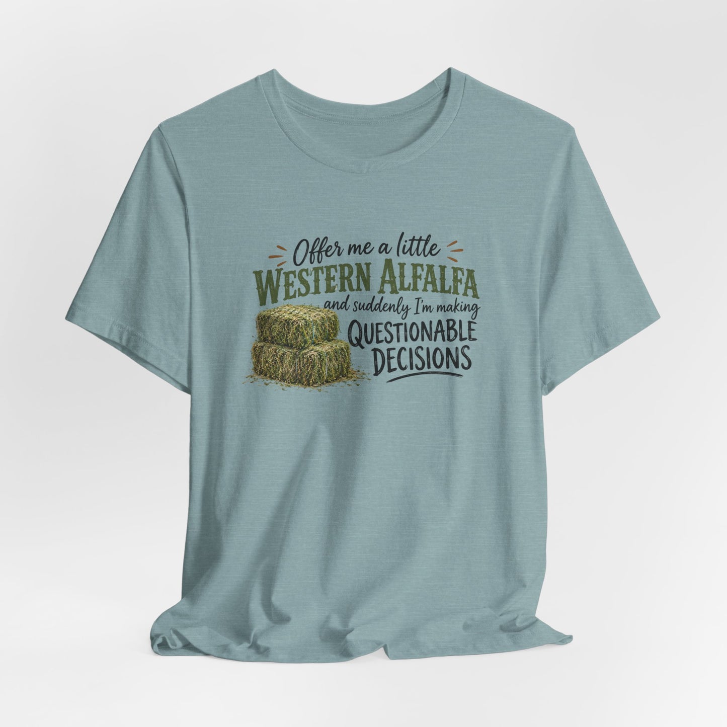 Unisex Jersey Short Sleeve Tee - "Western Alfalfa"