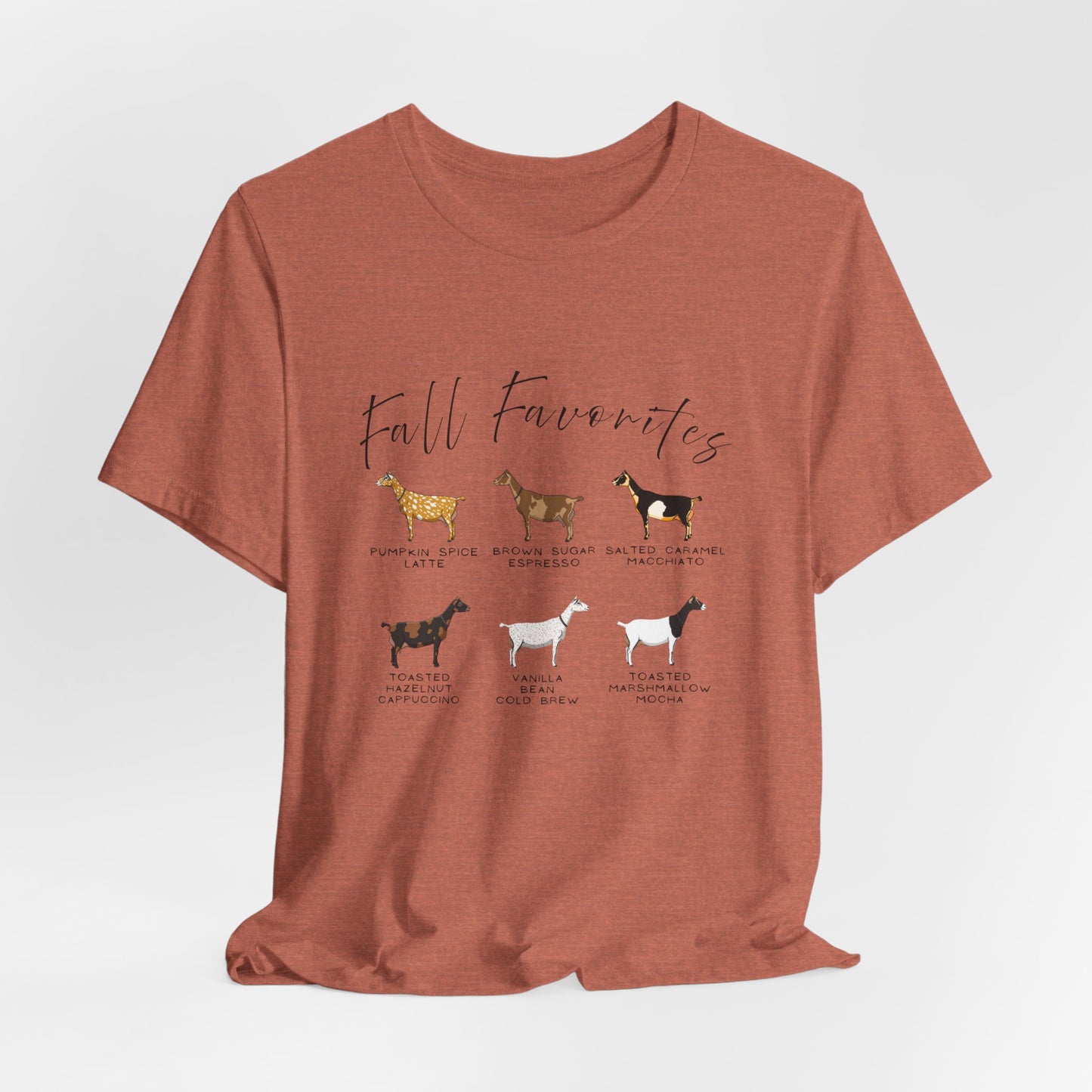 Unisex Jersey Tee - "Fall Favorites"