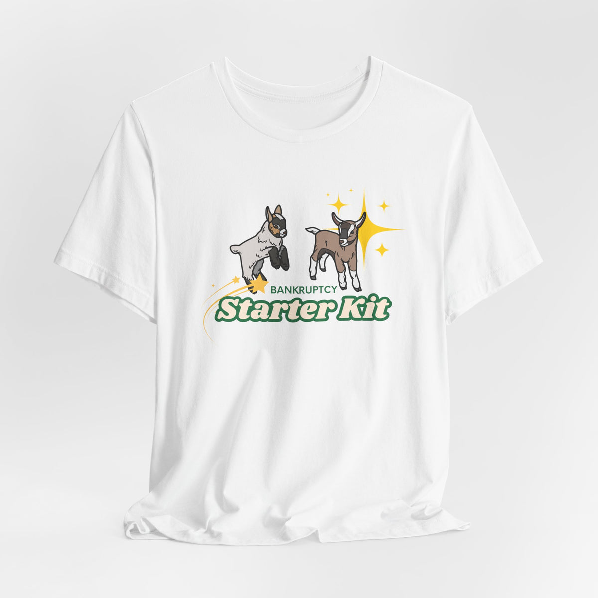 Unisex Jersey Tee - "Bankruptcy Starter Kit"