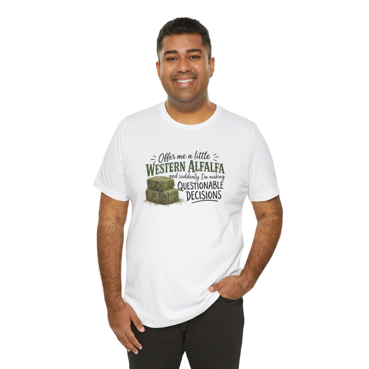 Unisex Jersey Short Sleeve Tee - "Western Alfalfa"