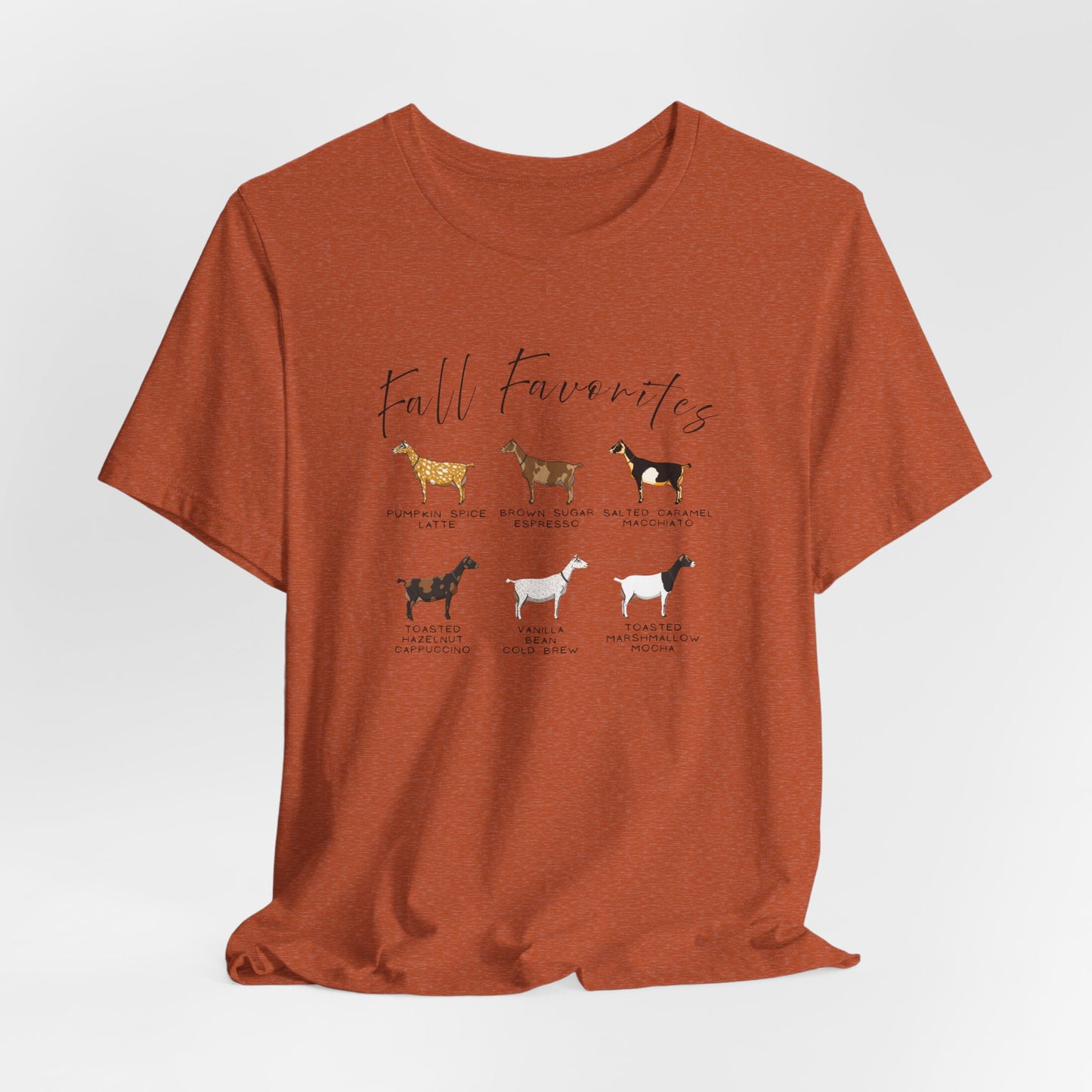 Unisex Jersey Short Sleeve Tee - "Fall Favorites'