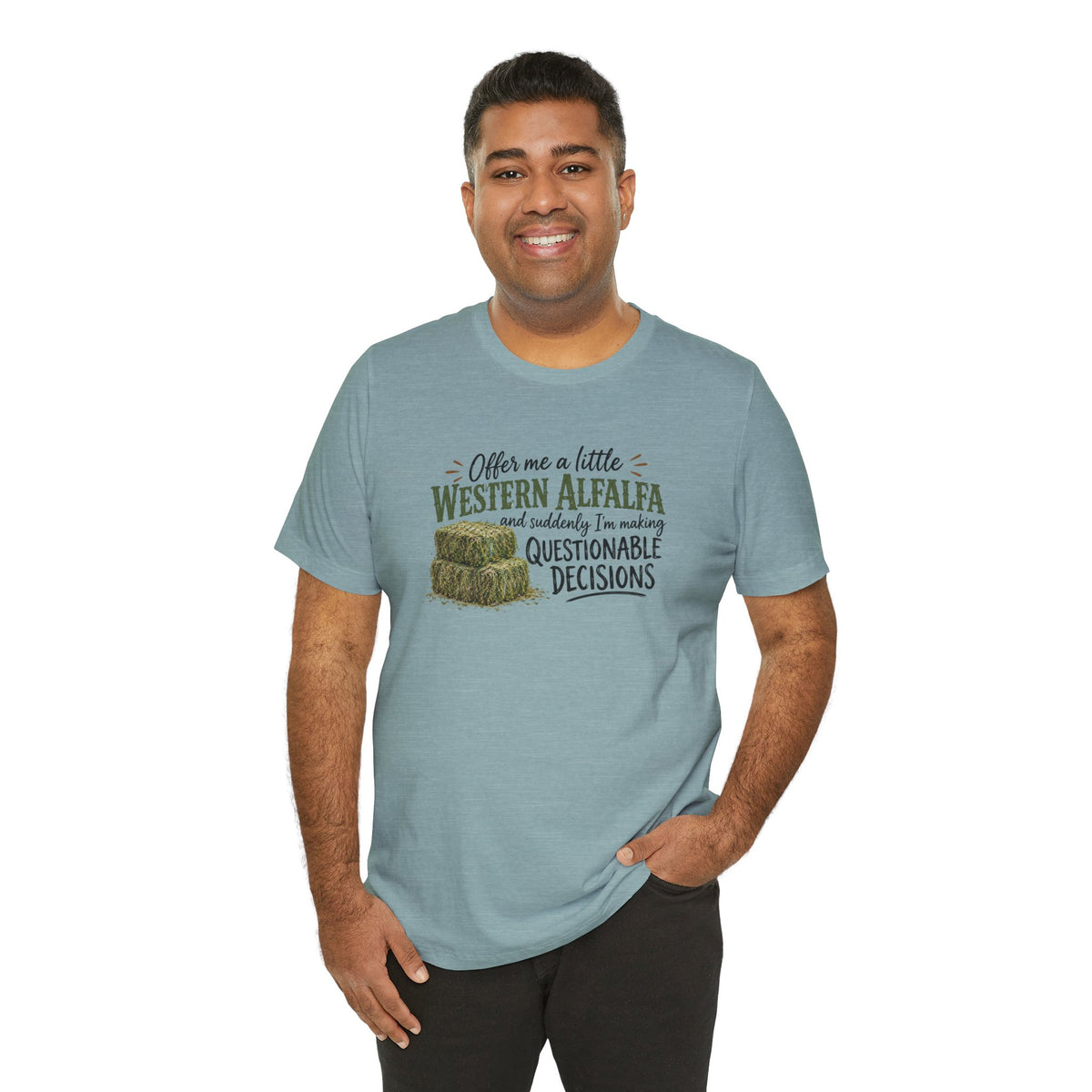 Unisex Jersey Short Sleeve Tee - "Western Alfalfa"
