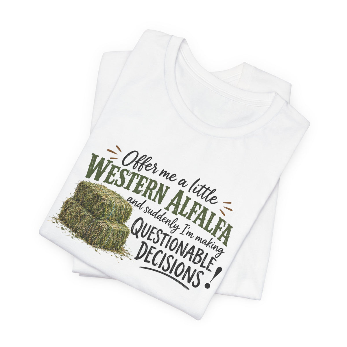 Unisex Jersey Short Sleeve Tee - "Western Alfalfa"
