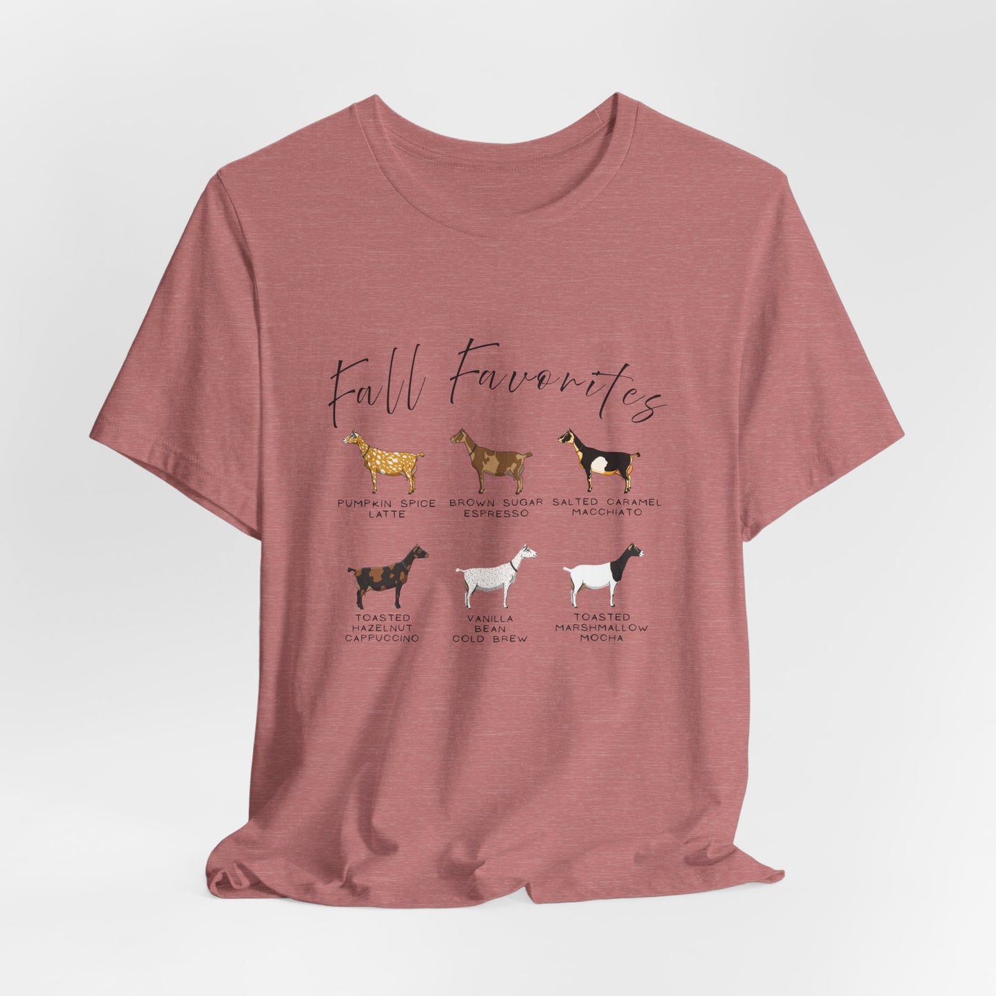 Unisex Jersey Tee - "Fall Favorites"