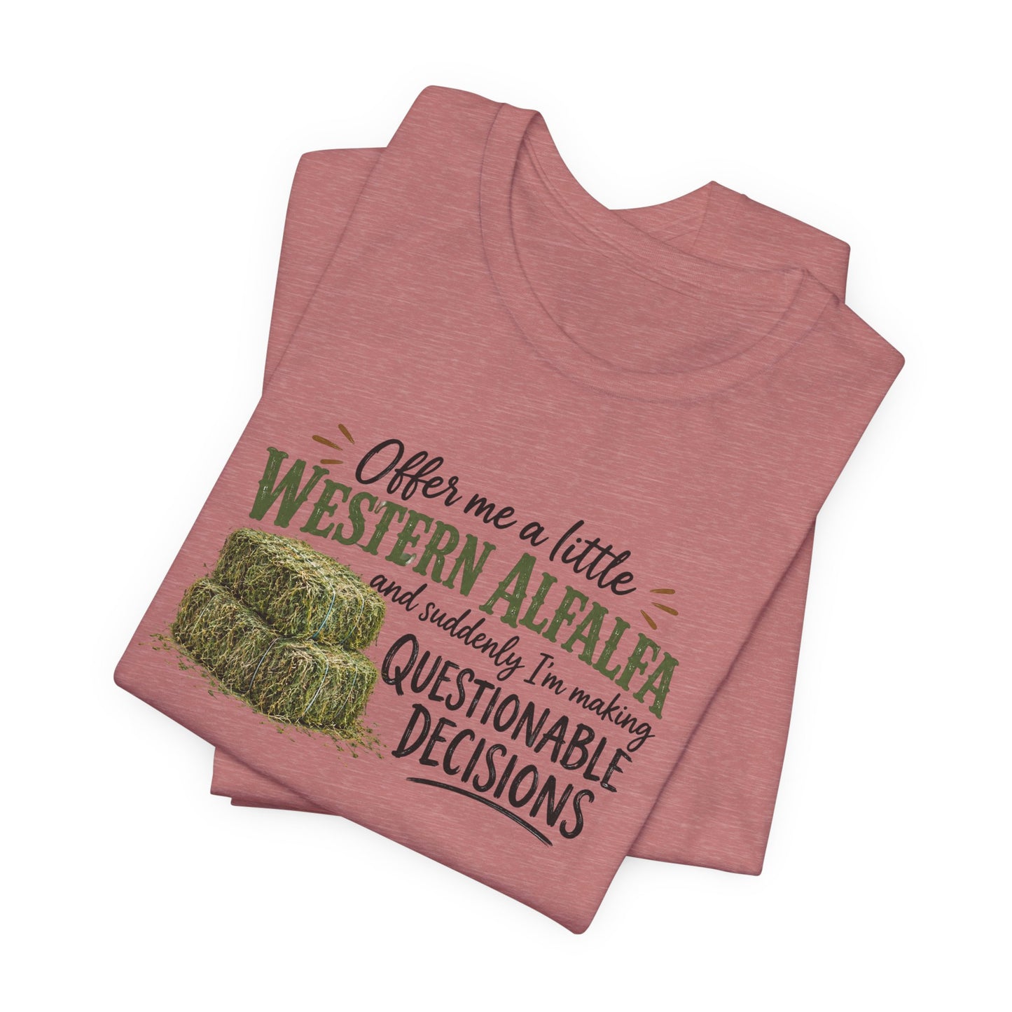Unisex Jersey Short Sleeve Tee - "Western Alfalfa"