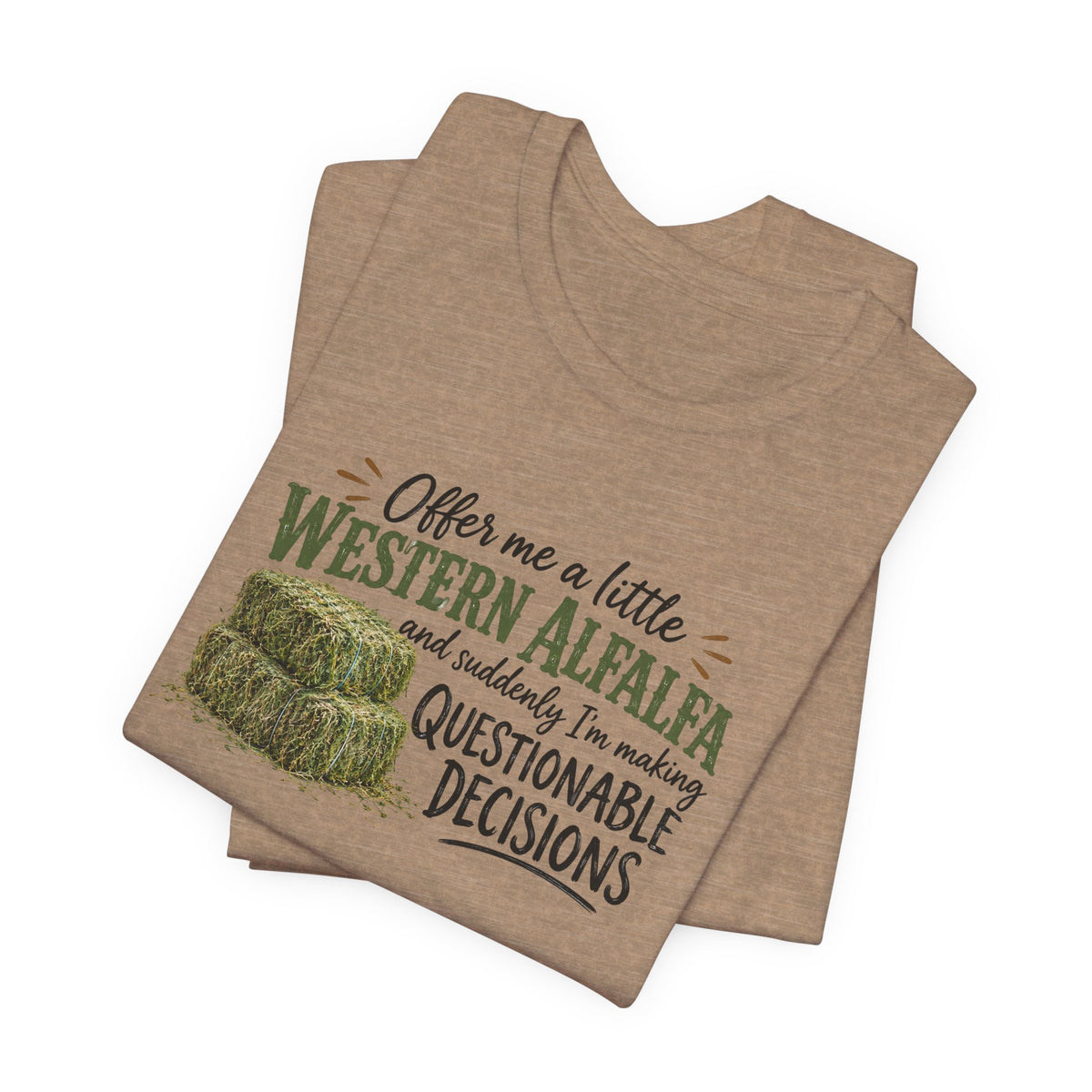 Unisex Jersey Short Sleeve Tee - "Western Alfalfa"