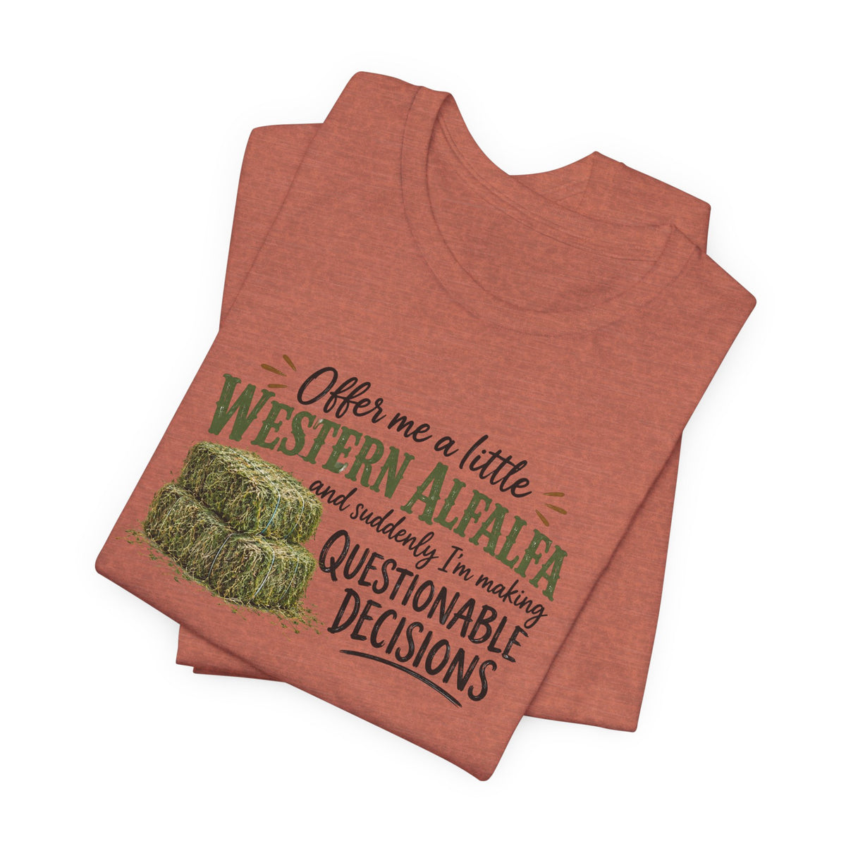Unisex Jersey Short Sleeve Tee - "Western Alfalfa"