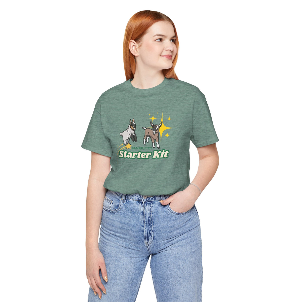 Unisex Jersey Tee - "Bankruptcy Starter Kit"